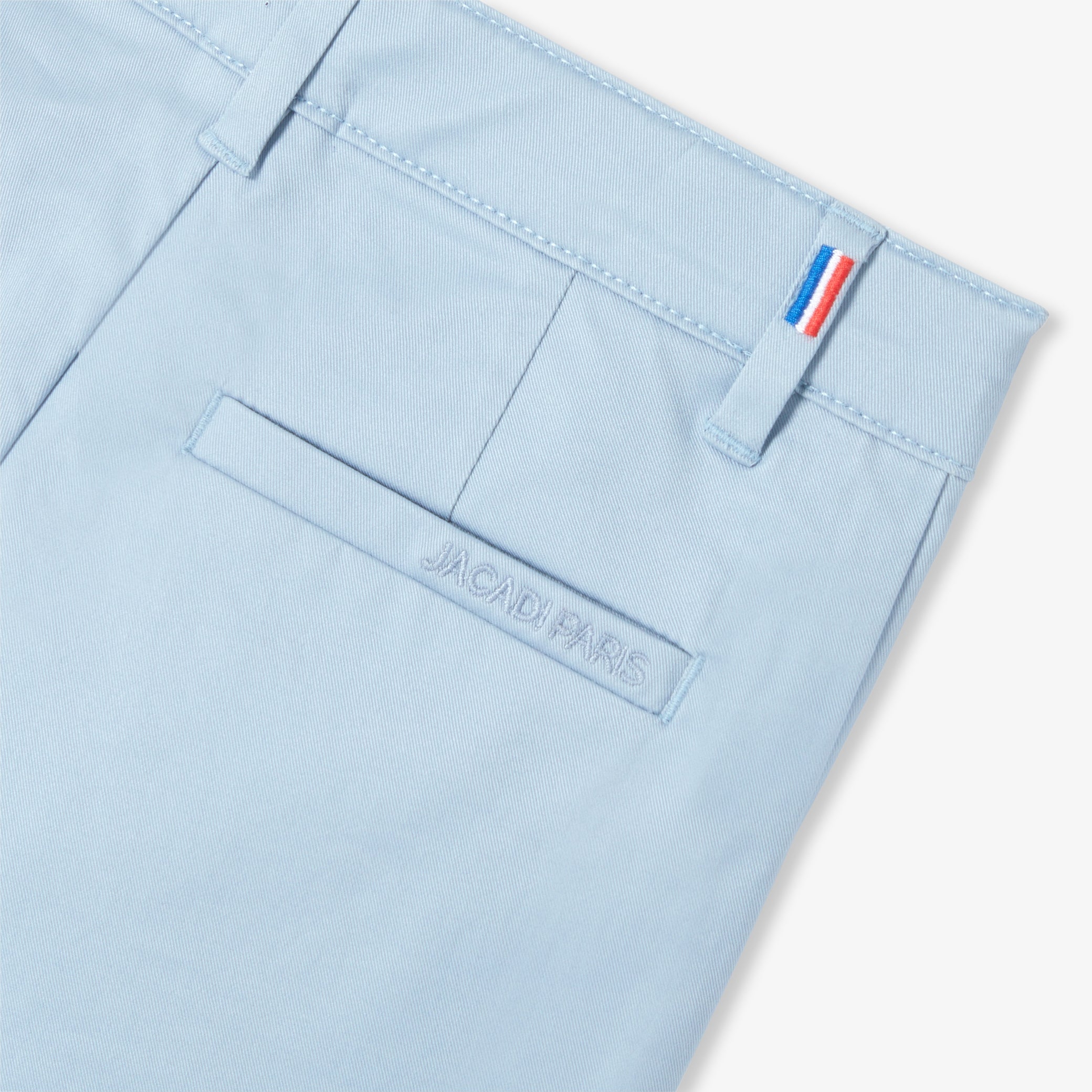 Boys' twill cotton Bermuda shorts