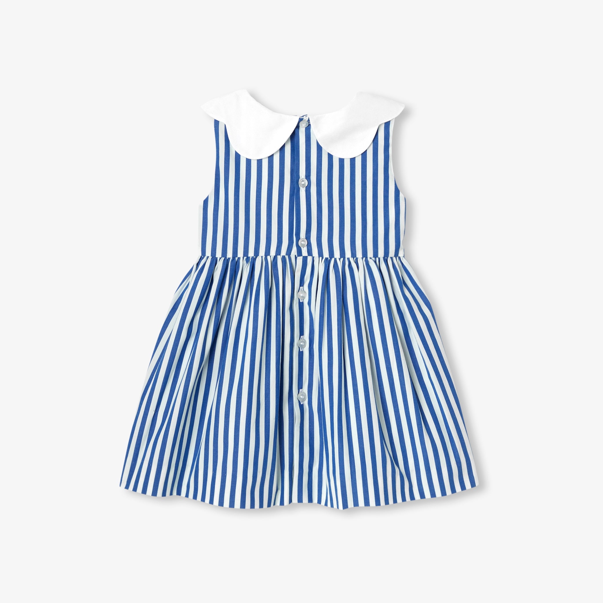 Baby girl sleeveless striped dress
