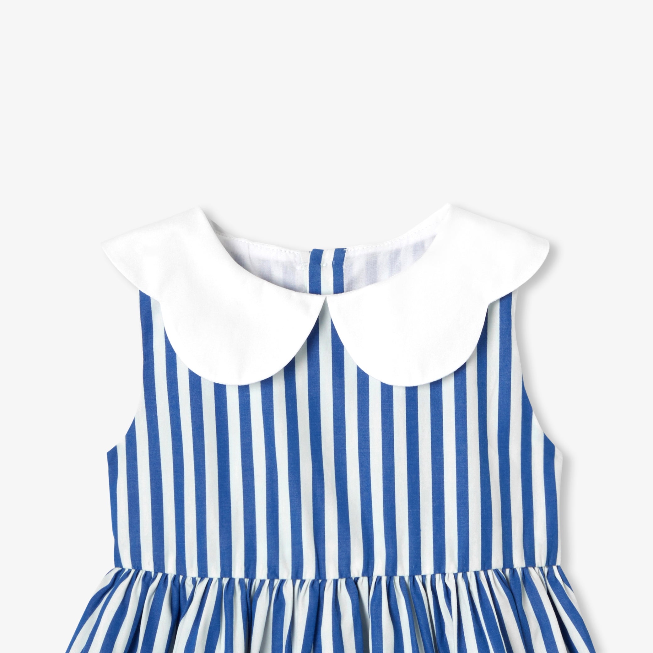Baby girl sleeveless striped dress