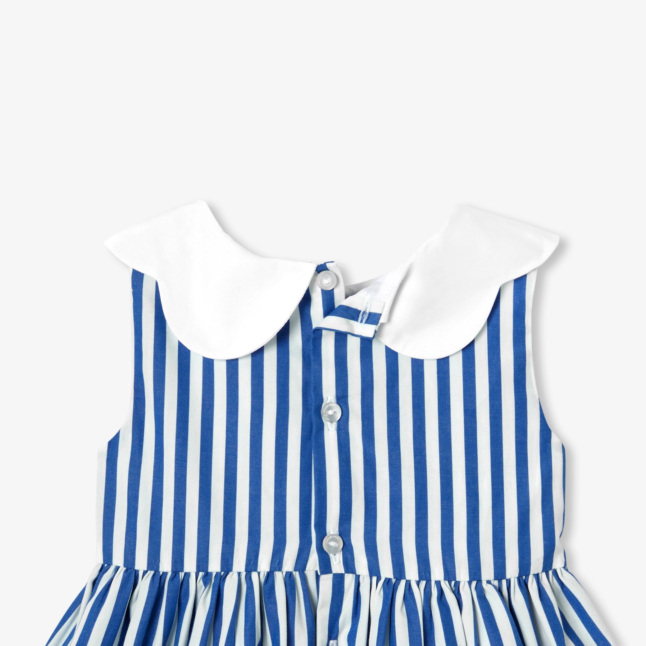 Baby girl sleeveless striped dress