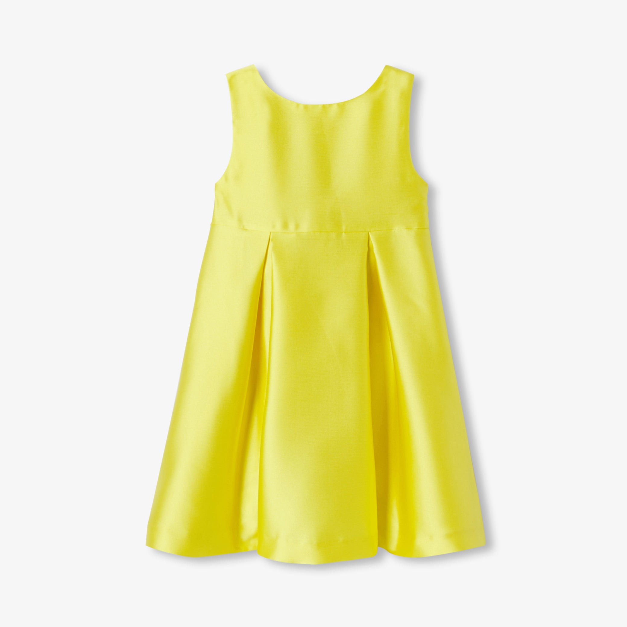 Girls' formal dress in Mikado satin