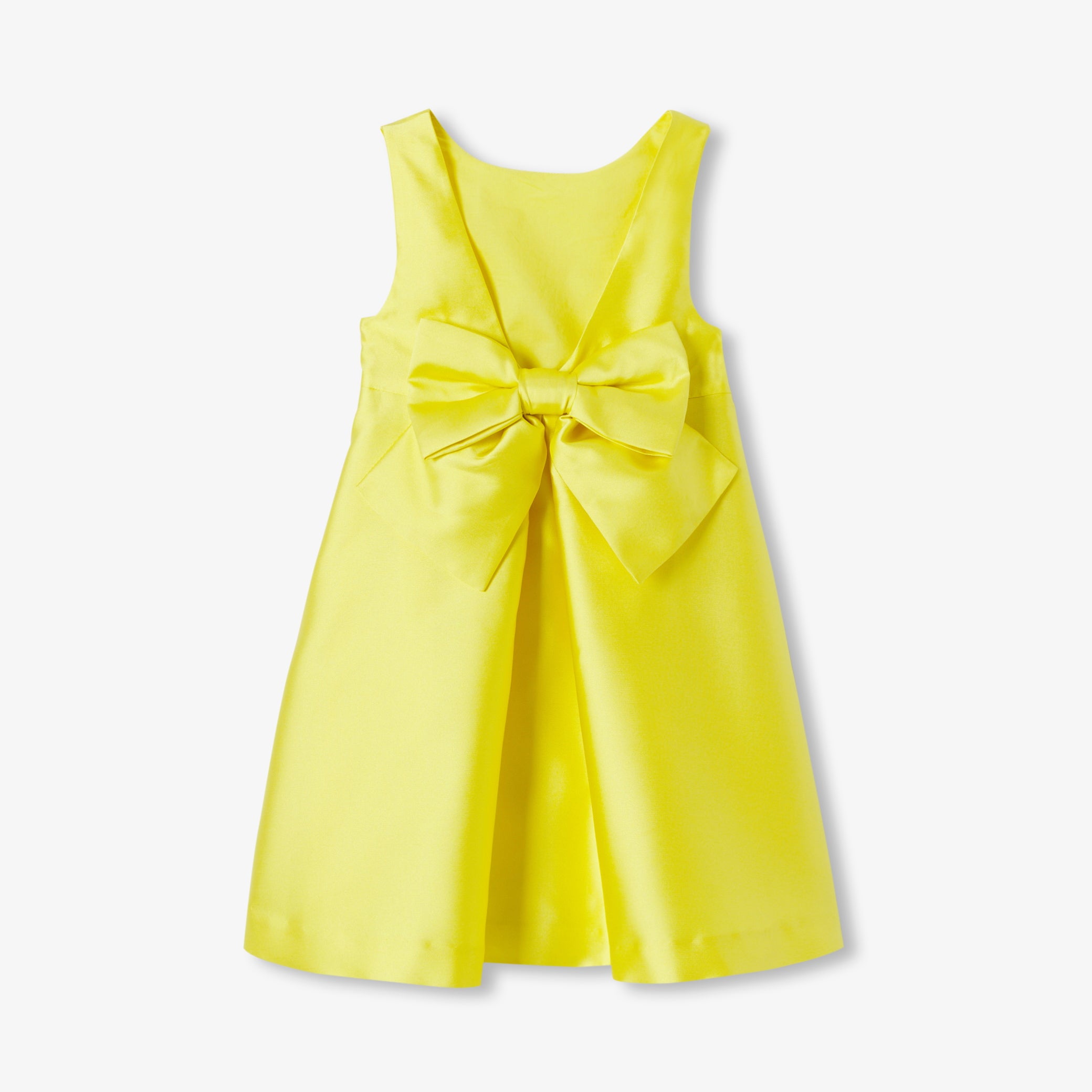 Girls' formal dress in Mikado satin
