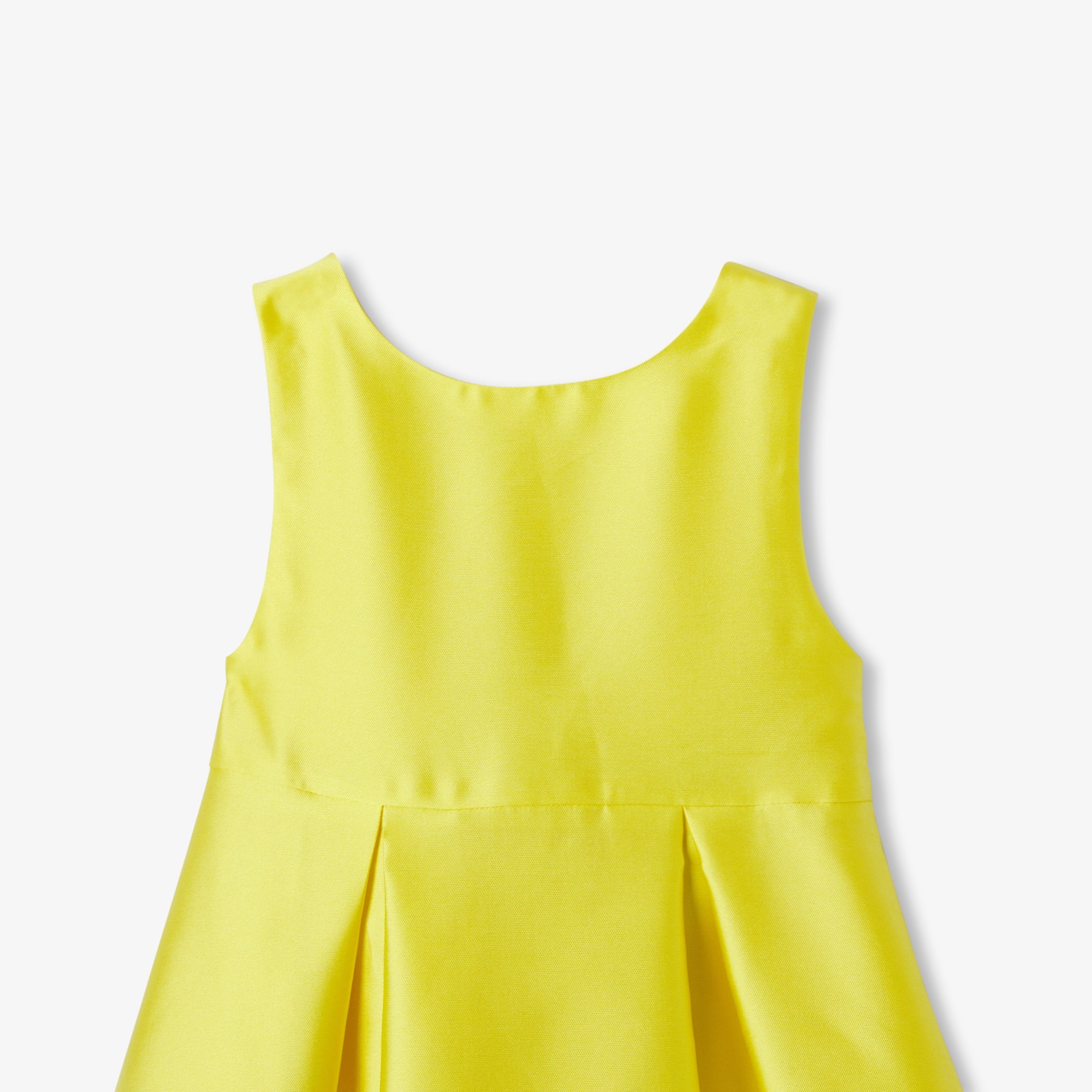 Girls' formal dress in Mikado satin
