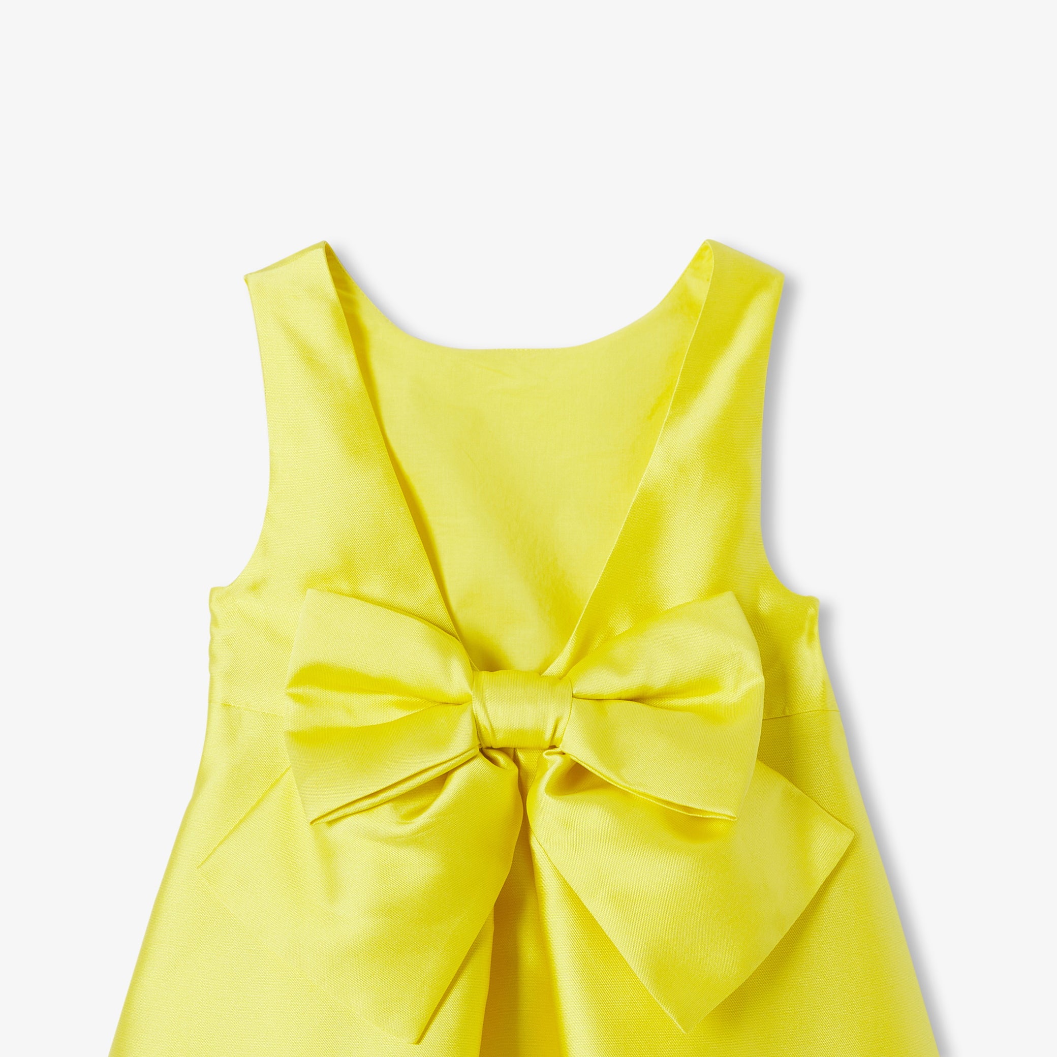 Girls' formal dress in Mikado satin