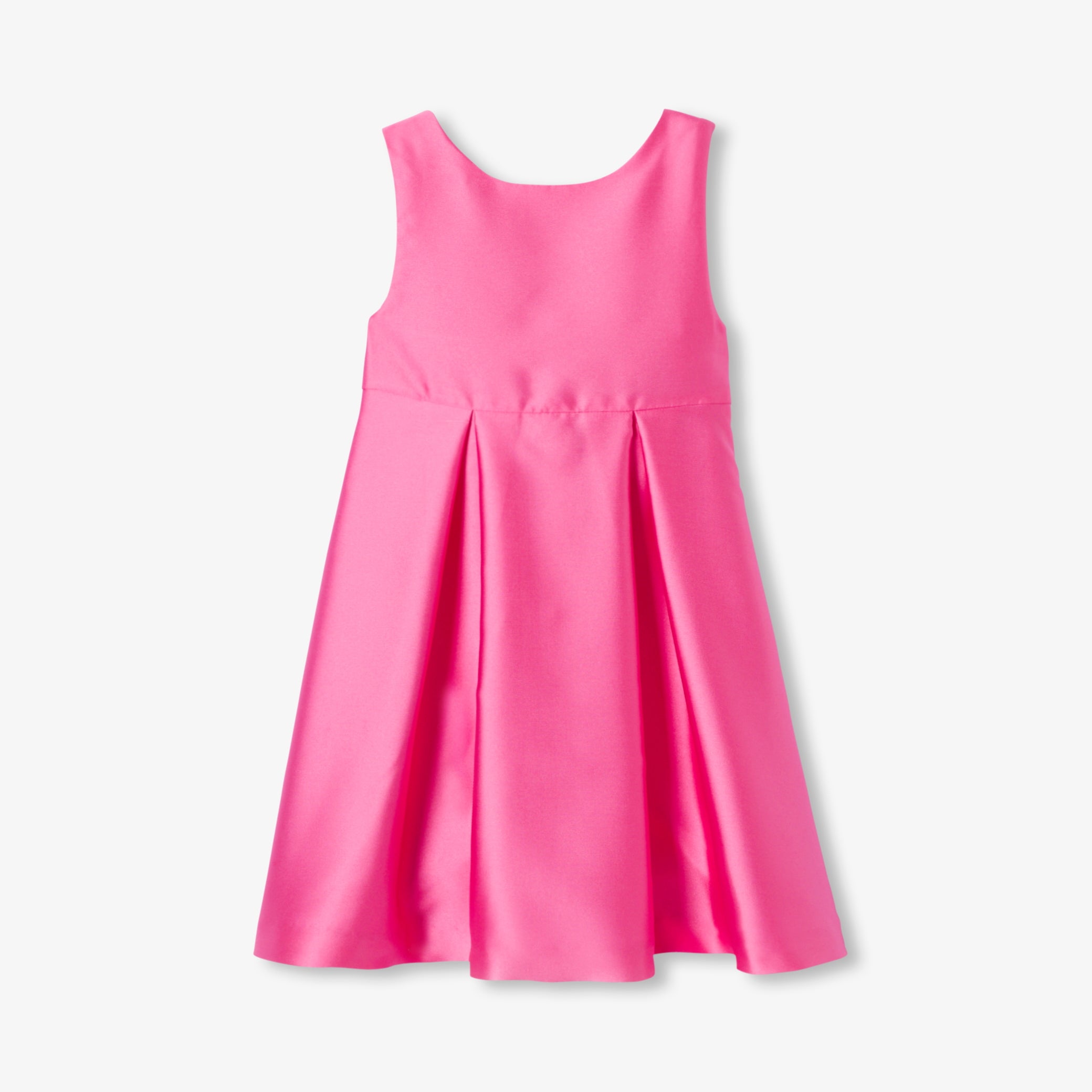 Girls' formal dress in Mikado satin