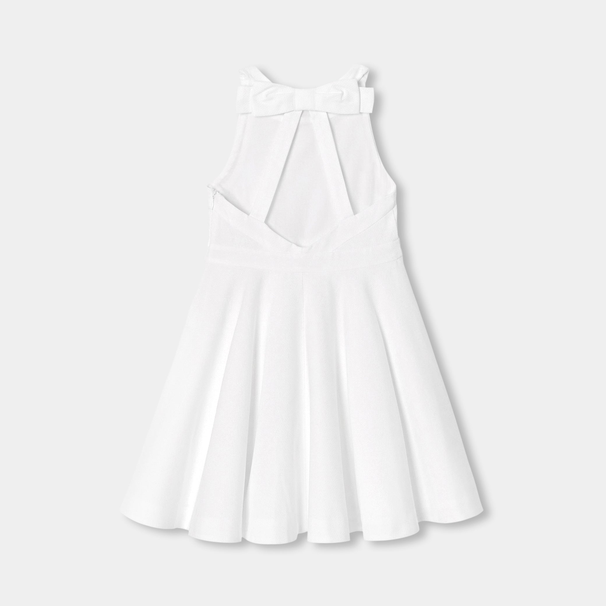 Children's formal dress for girls in honeycomb cotton