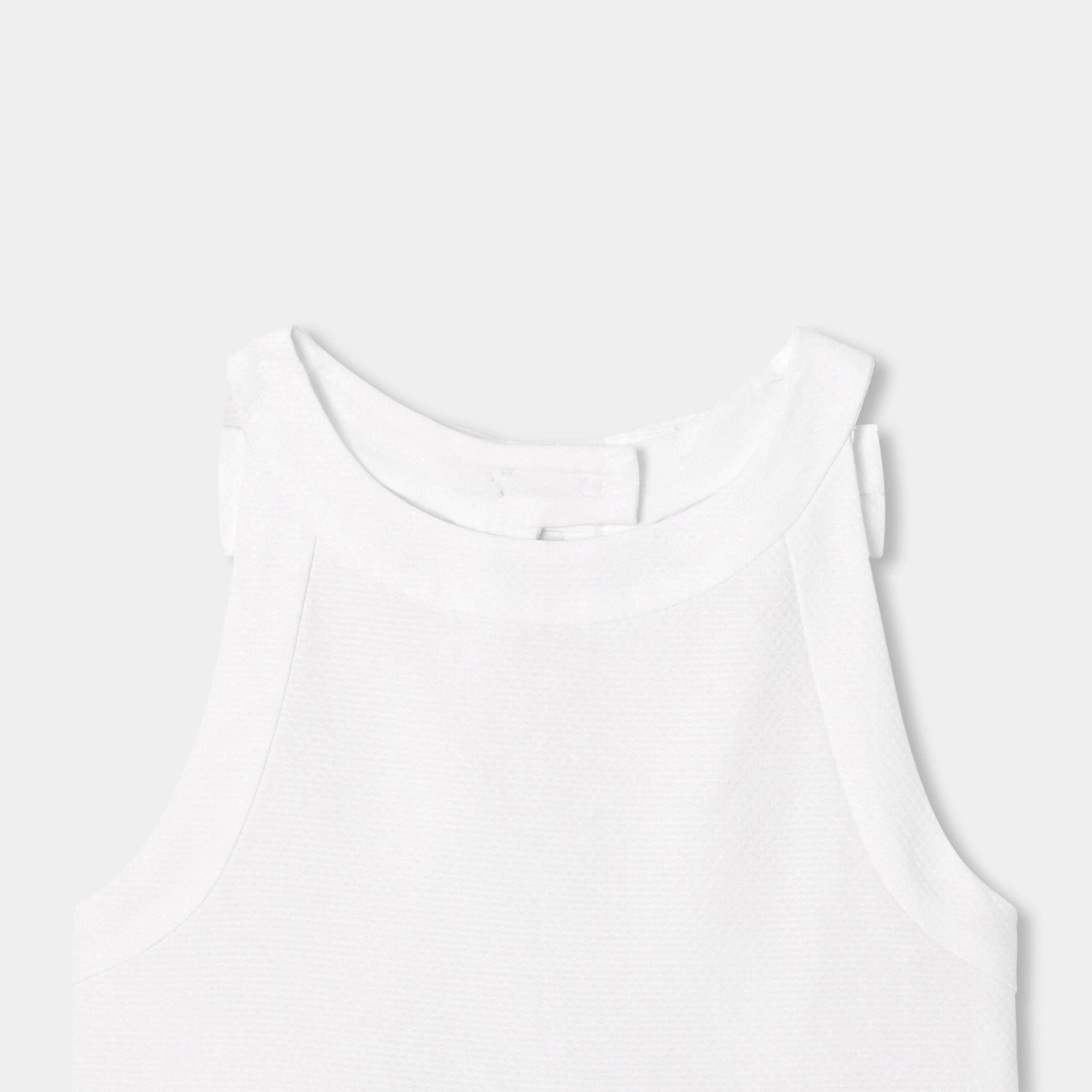 Children's formal dress for girls in honeycomb cotton