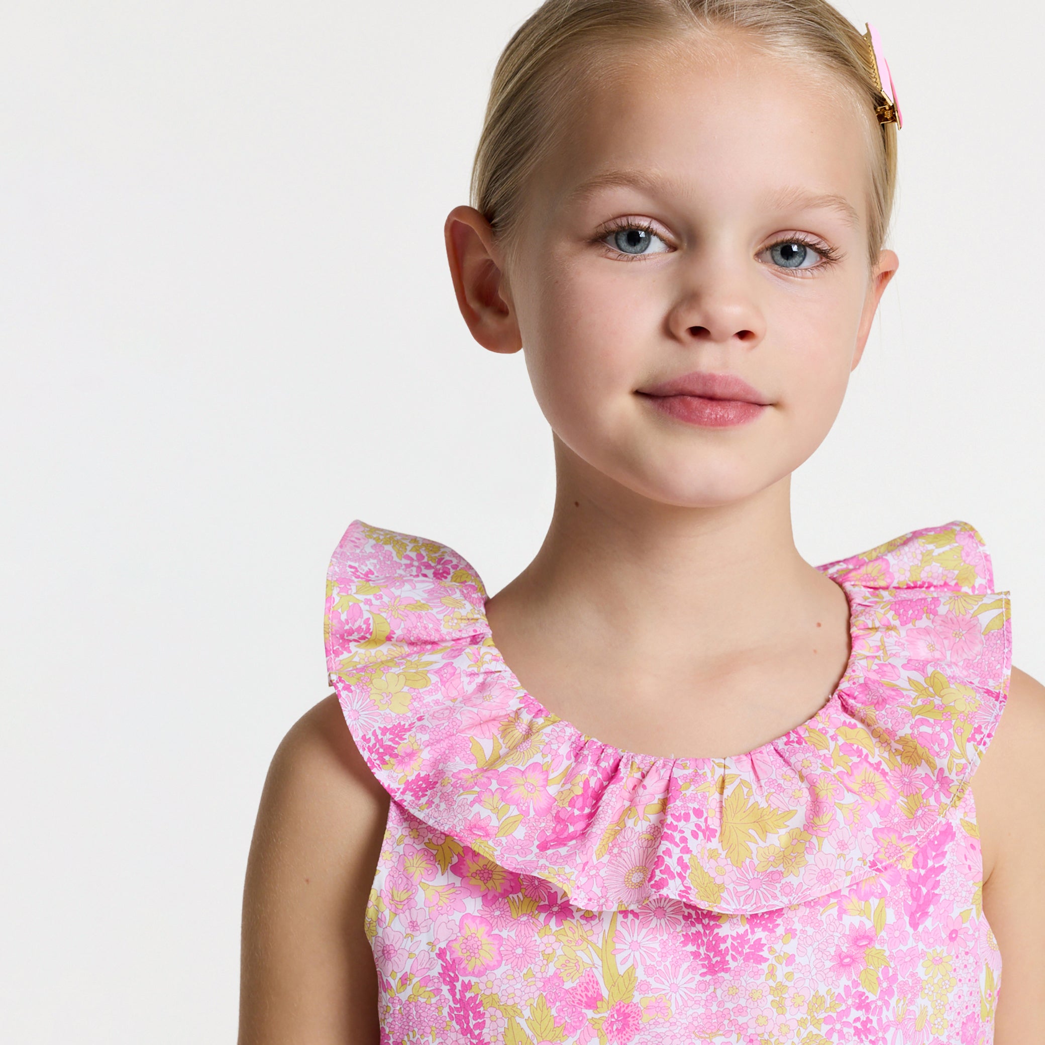 Girls' Liberty fabric formal dress