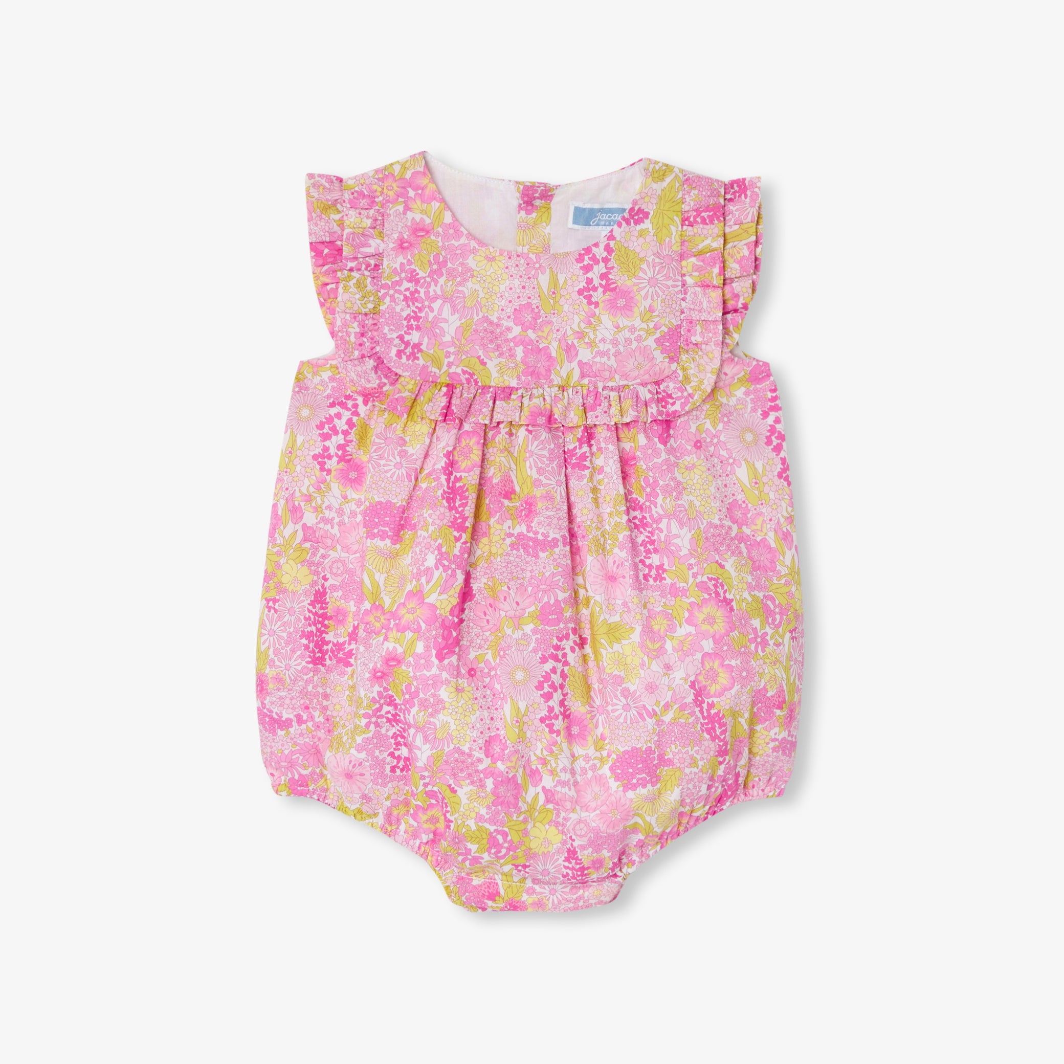 Baby girl romper in Liberty fabric