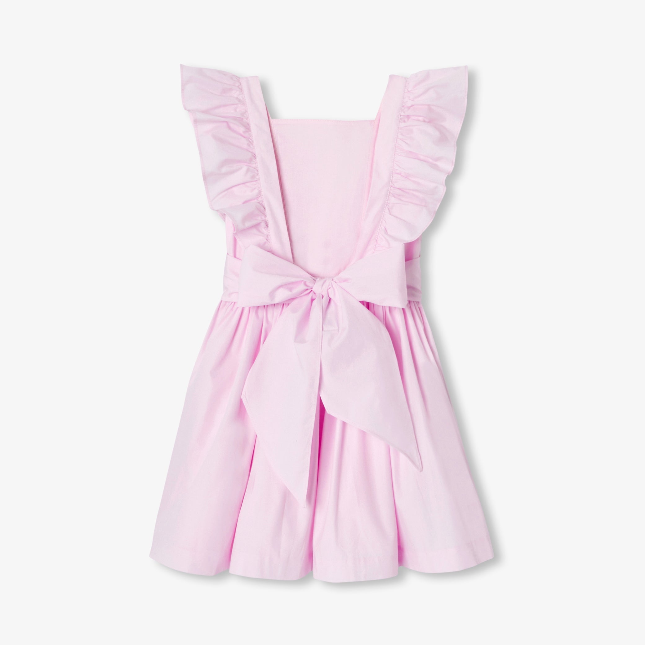 Girls' poplin halter dress