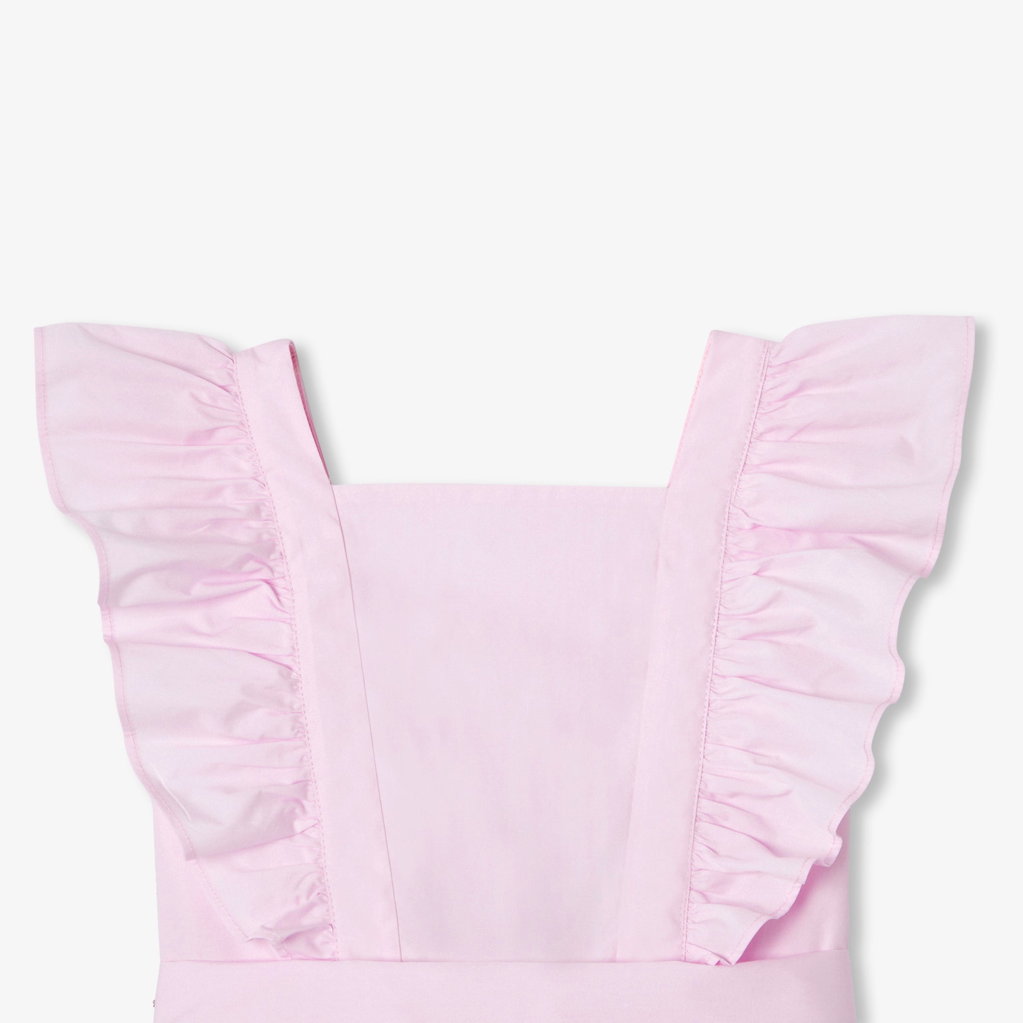 Girls' poplin halter dress