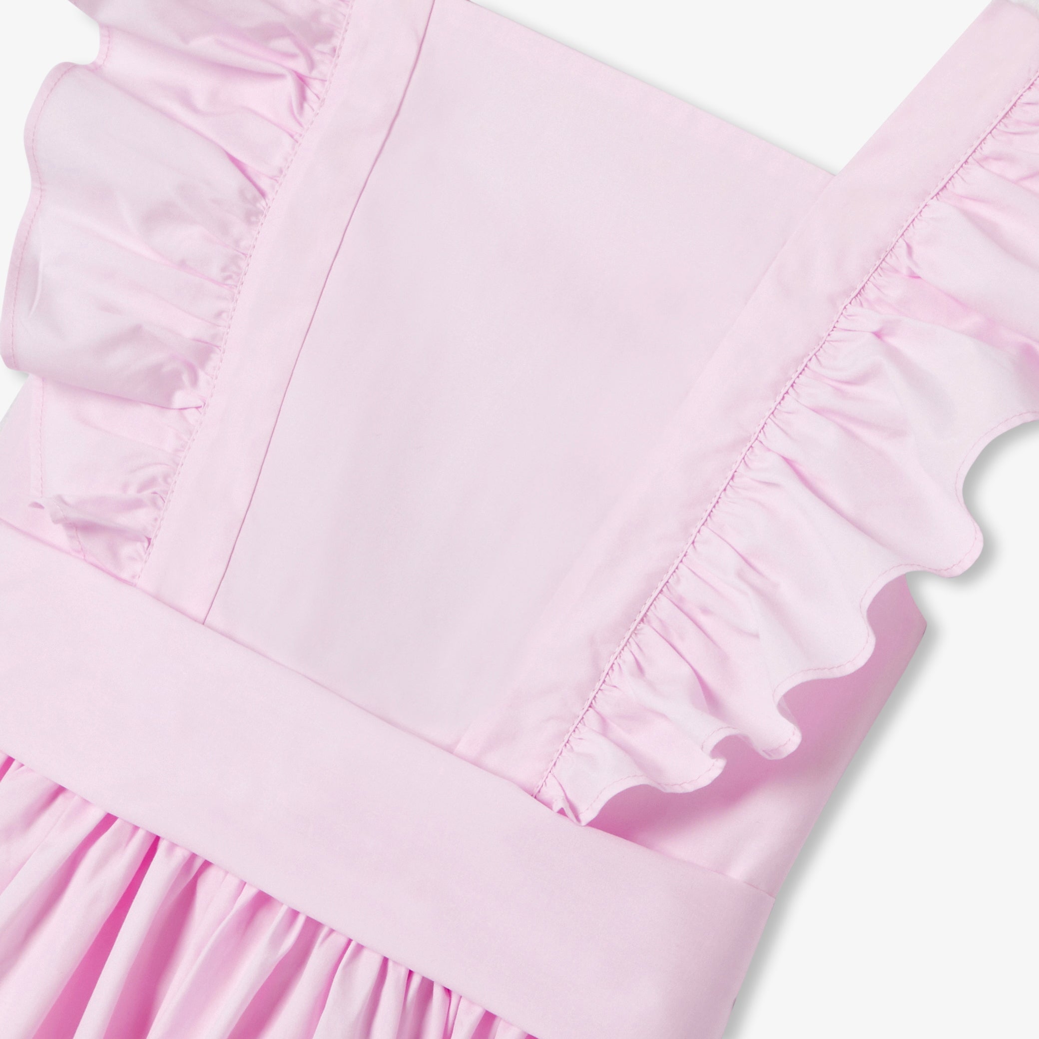 Girls' poplin halter dress