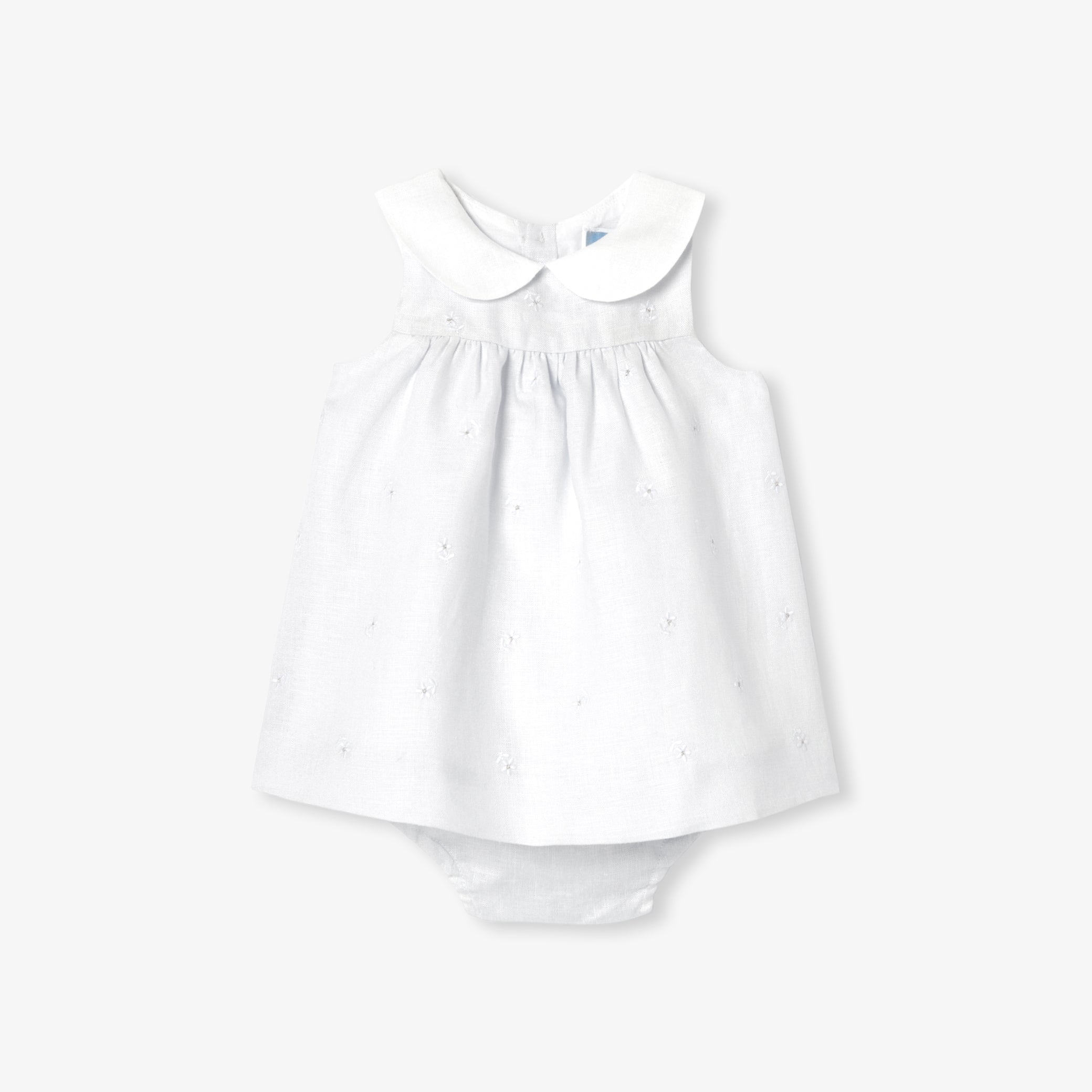 Baby girl dress in linen