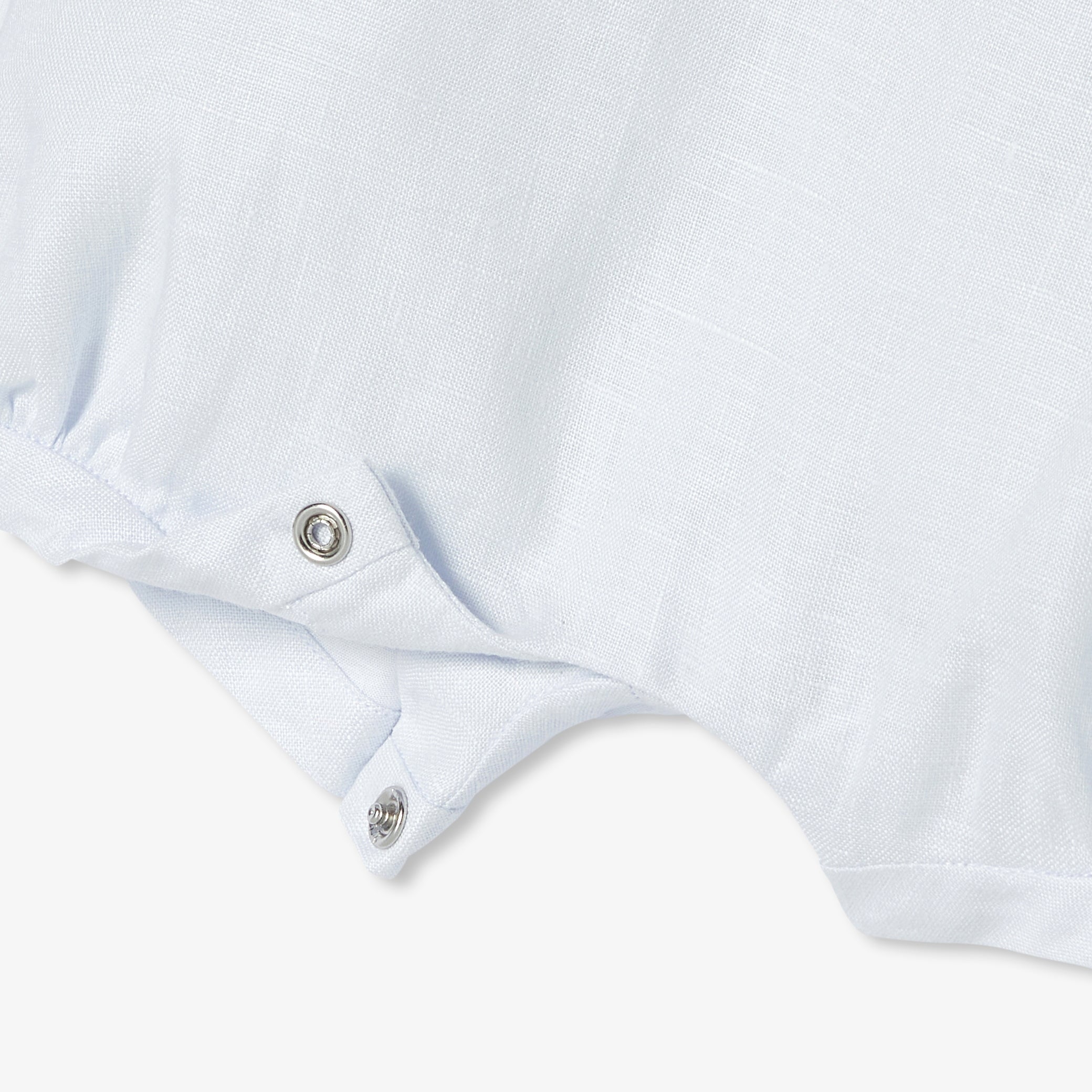 Baby dungarees in linen