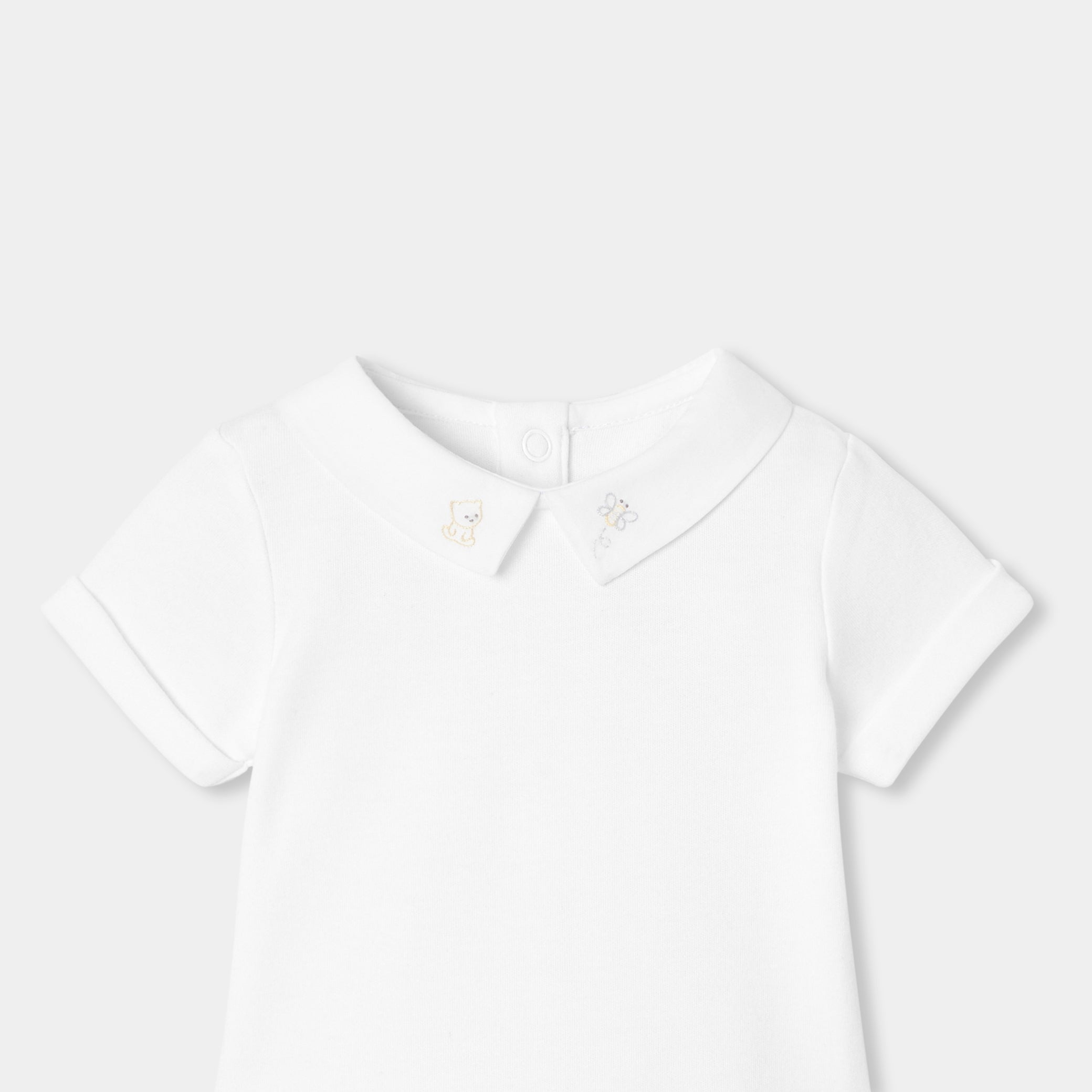 Baby boy short-sleeved bodysuit