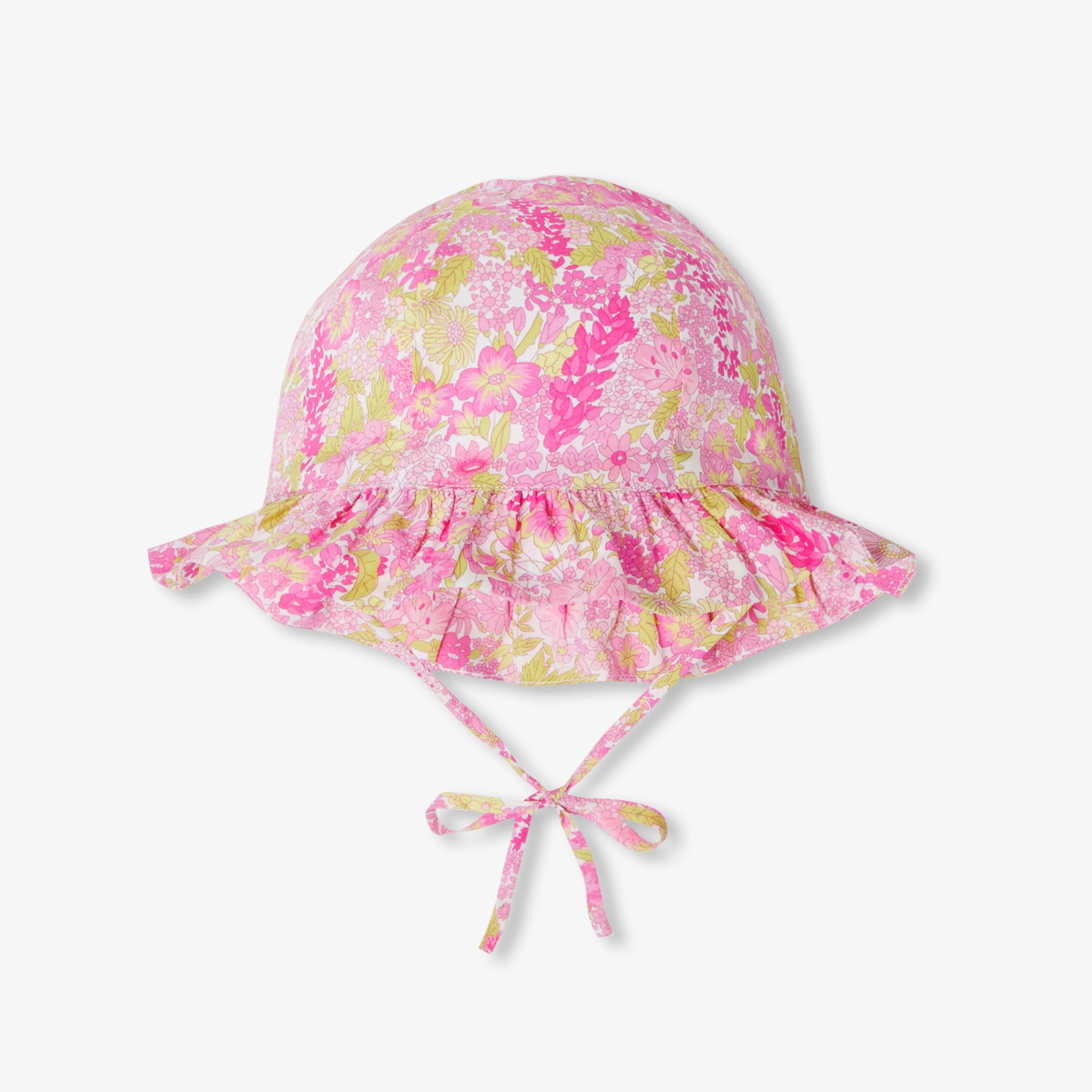 Baby girl hat in Liberty fabric