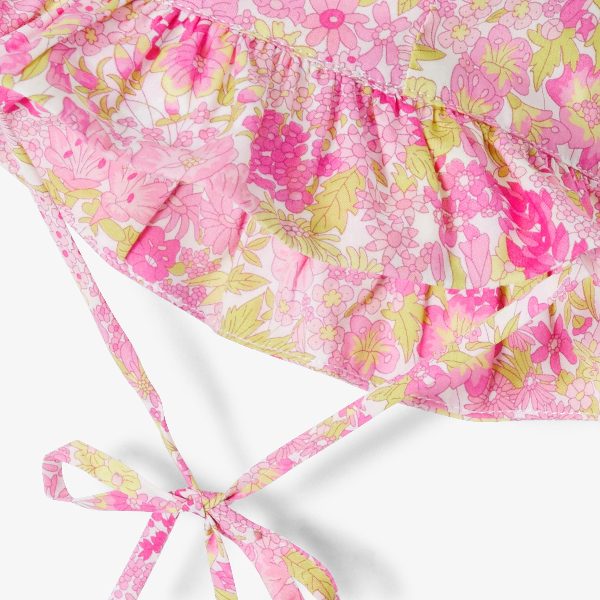 Baby girl hat in Liberty fabric