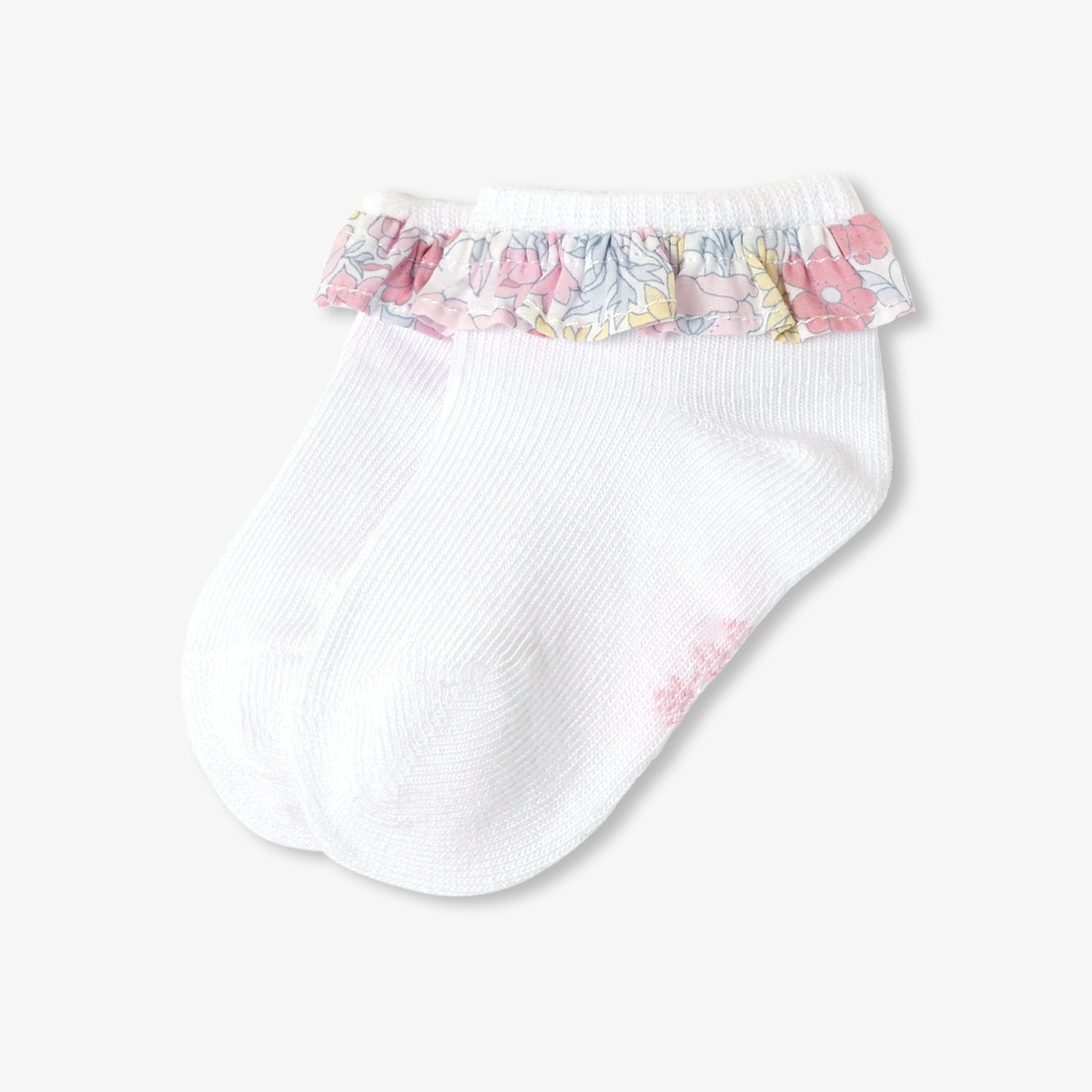 Baby girl socks with ruffles