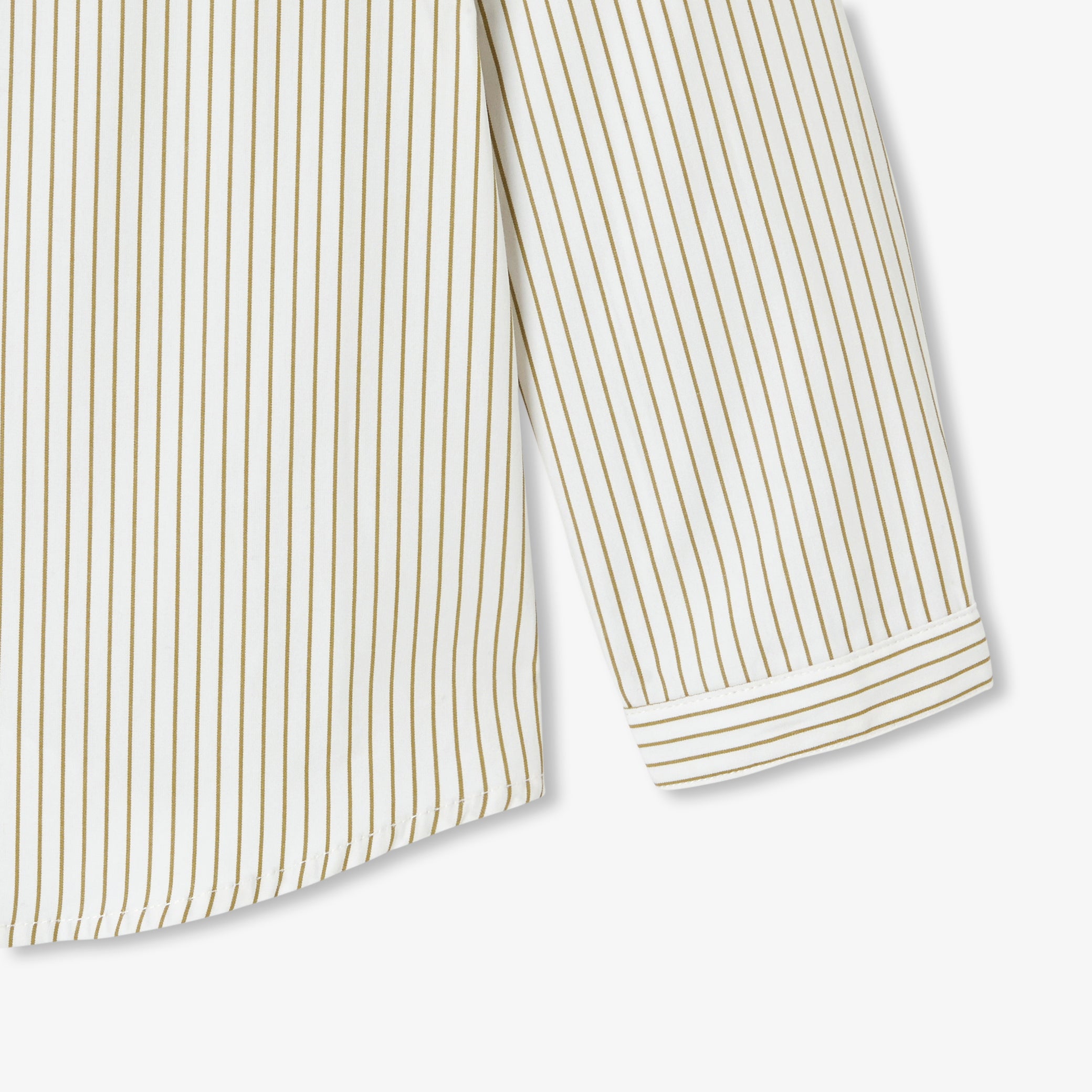 Boys' striped poplin shirt