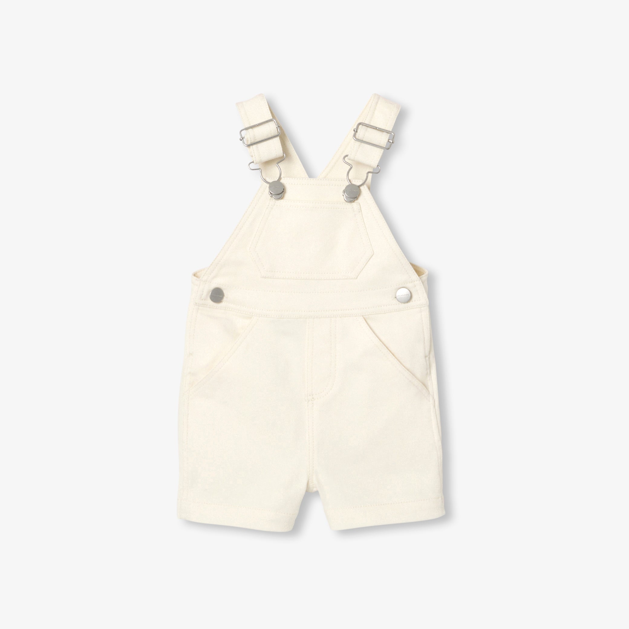 Baby off-white denim dungarees