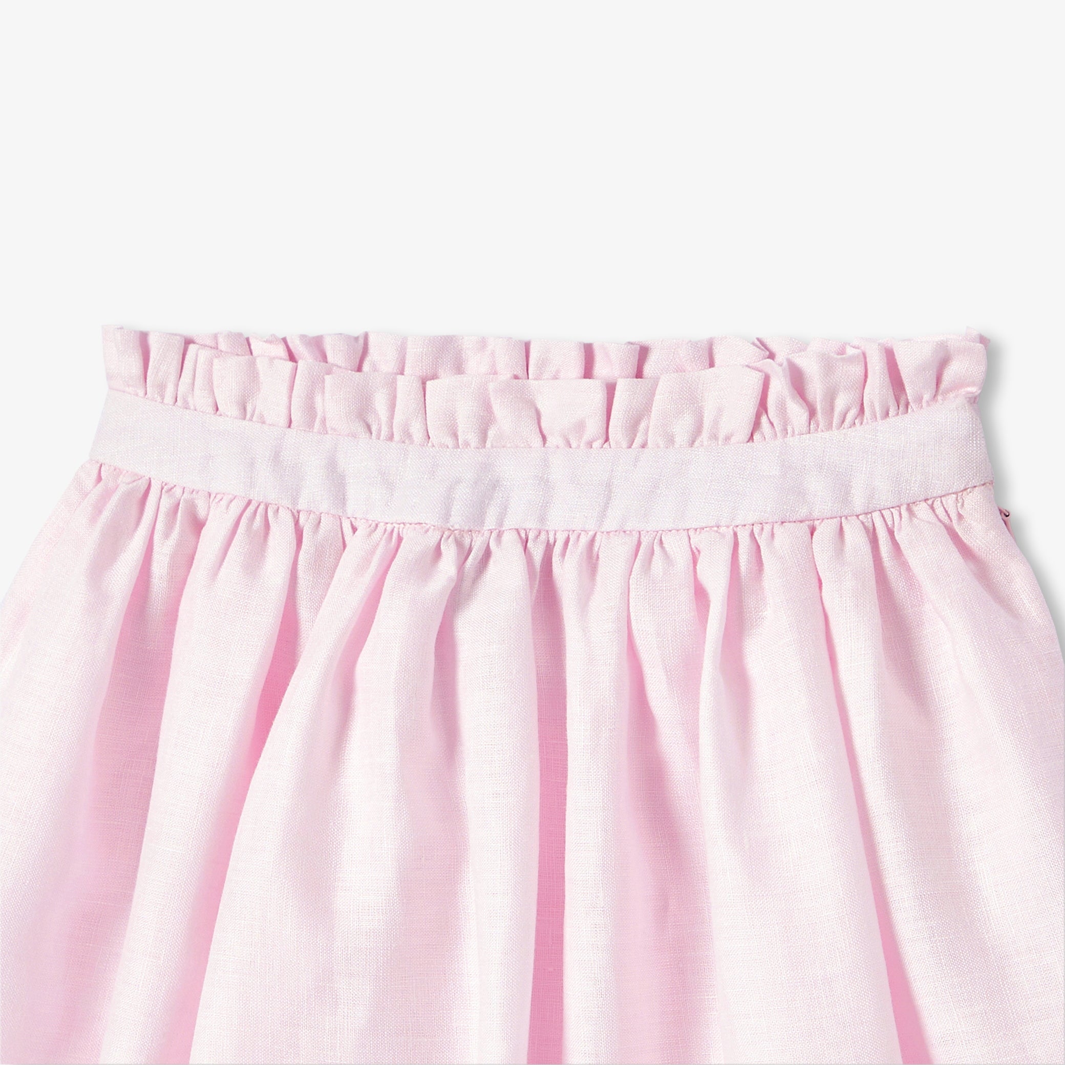 Girls' linen skirt
