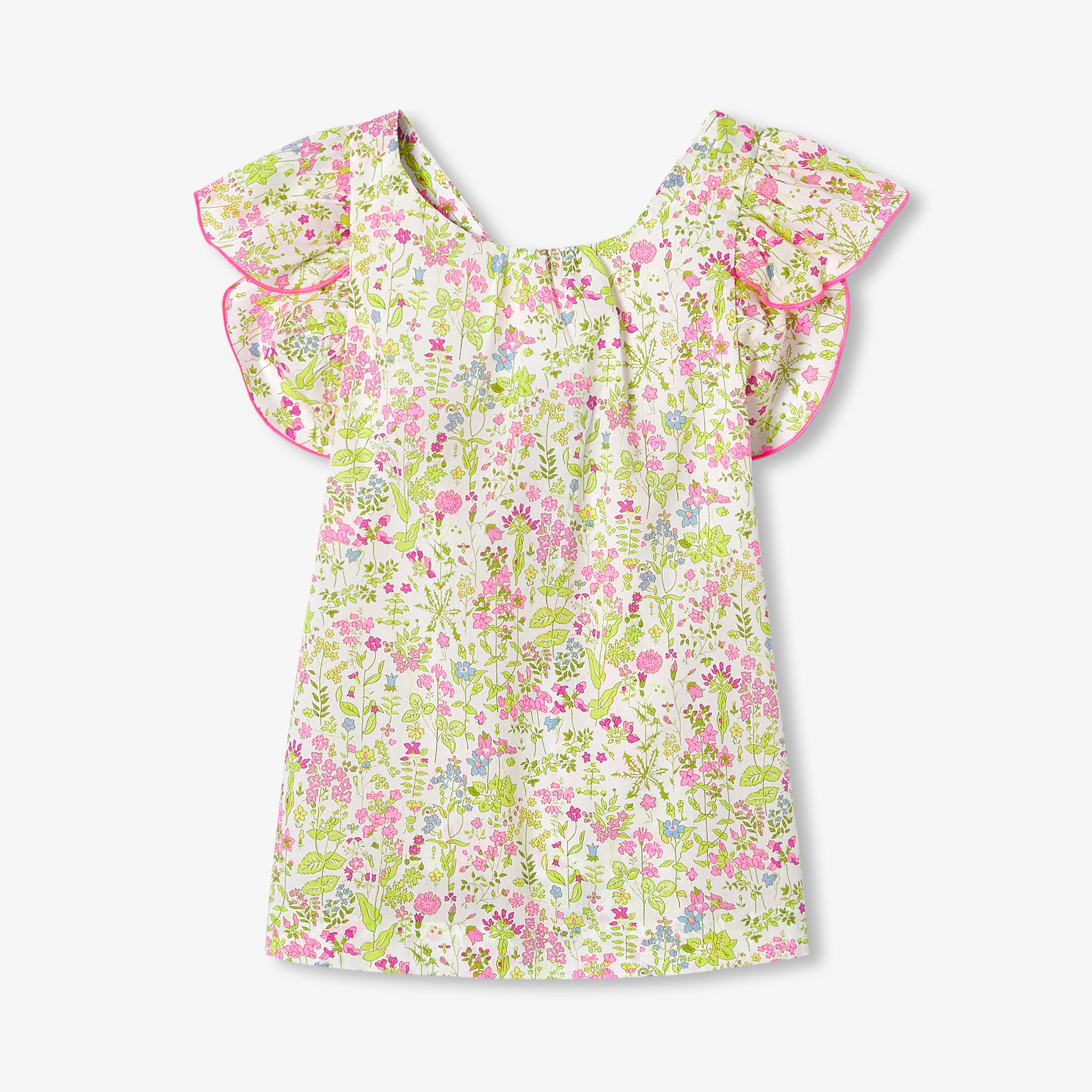 Girls' Liberty fabric blouse