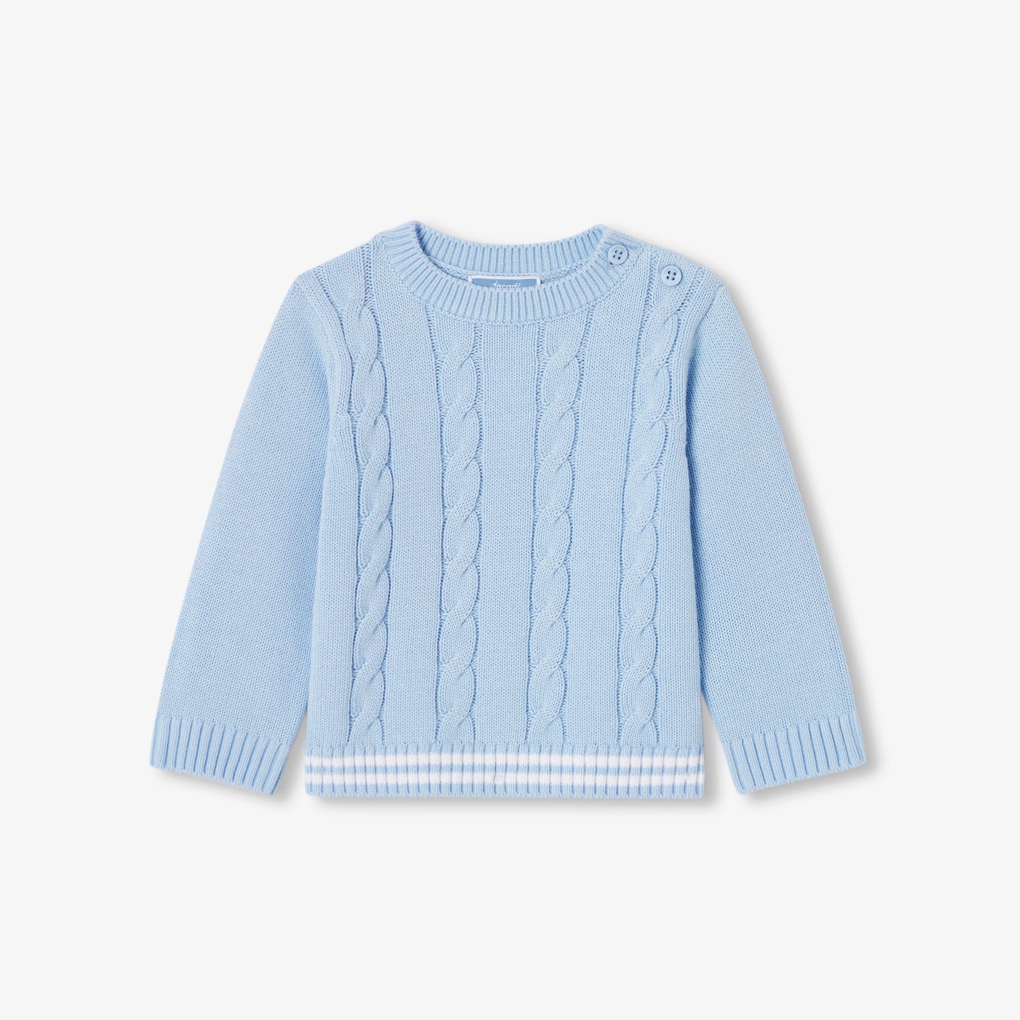 Baby boy cable knit jumper
