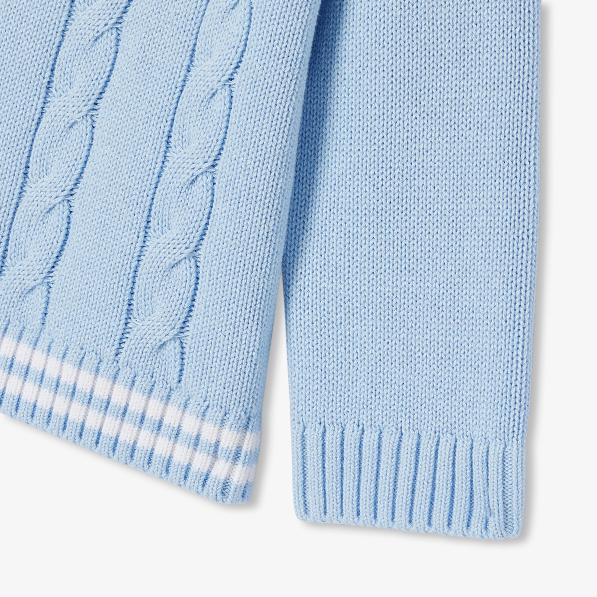 Baby boy cable knit jumper