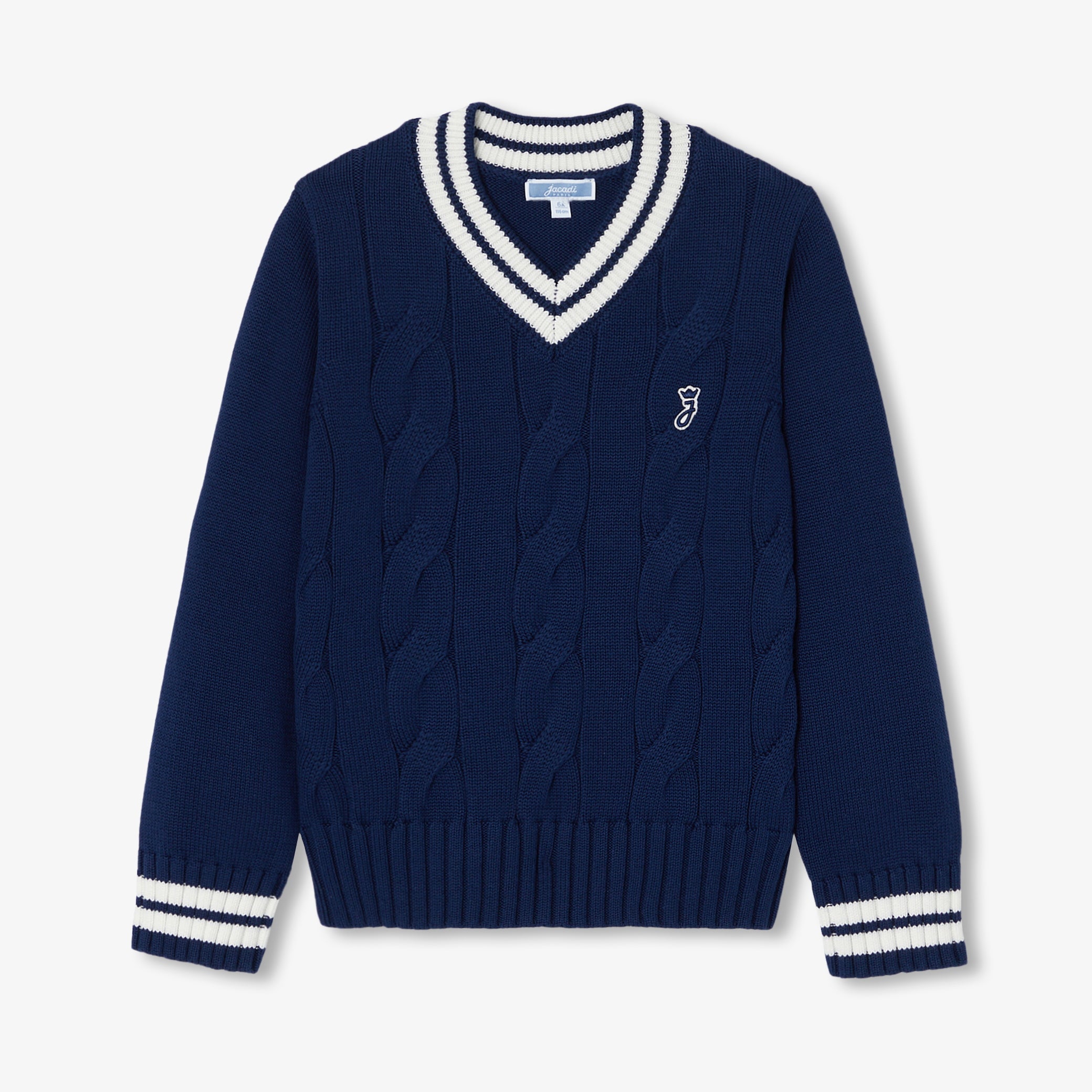 Children's thick gauge cotton sweater