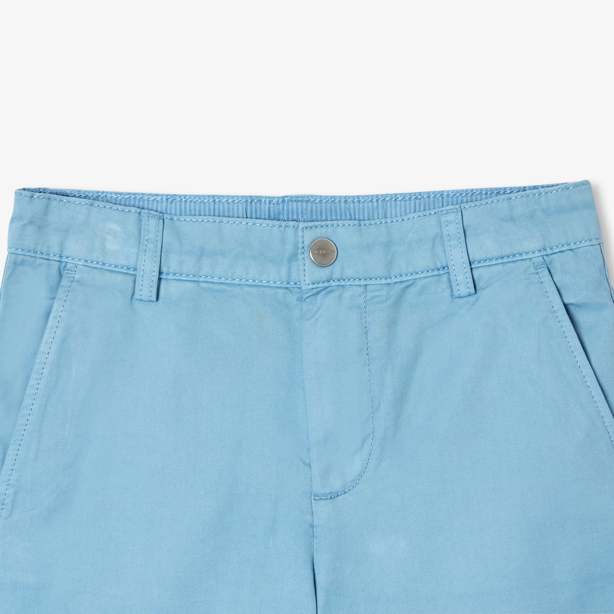 Boys' cotton twill Bermuda shorts