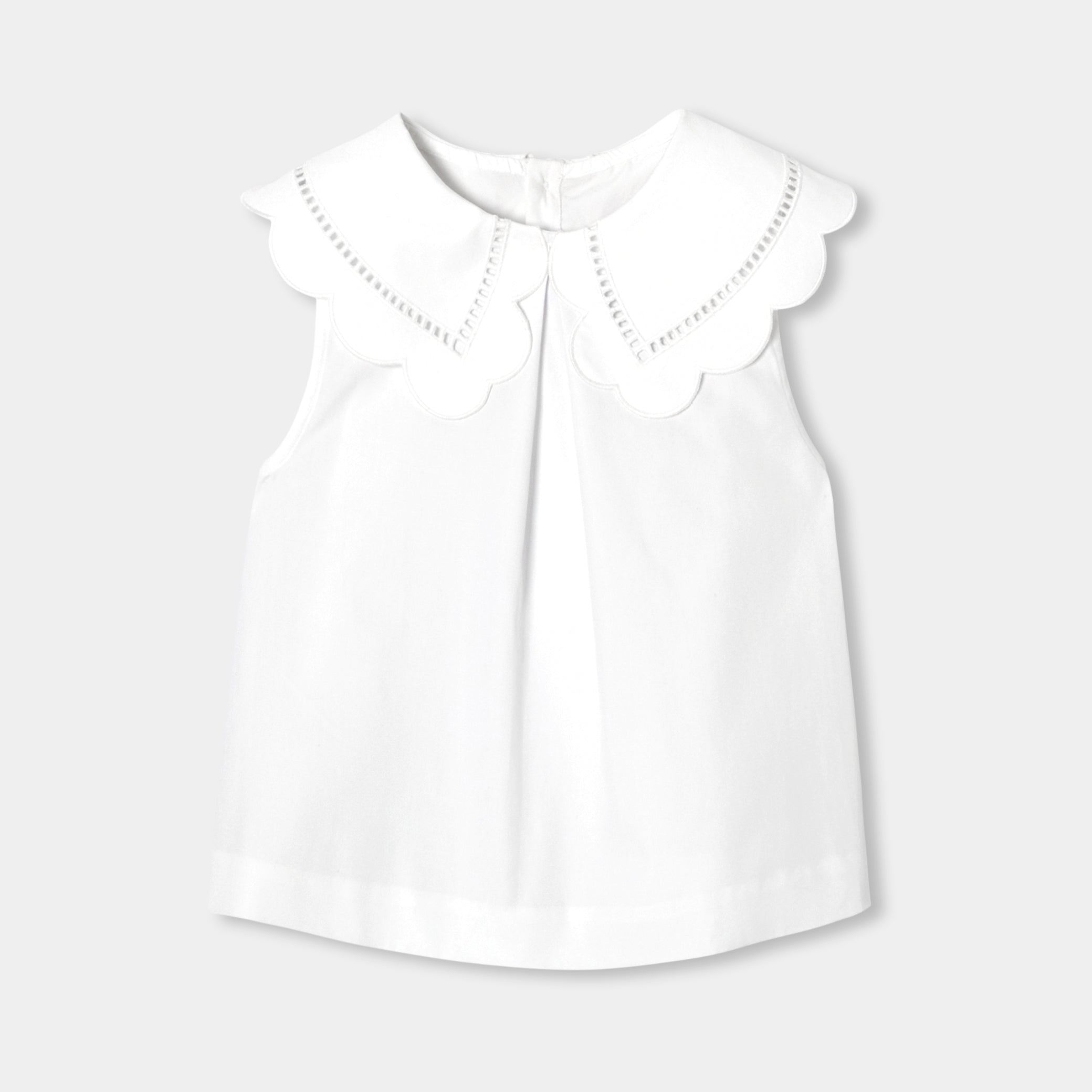 Girls' poplin blouse