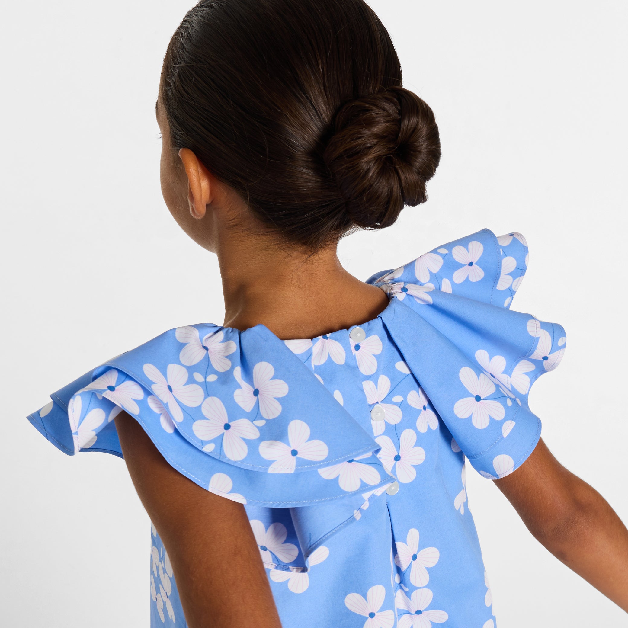 Girls' poplin blouse