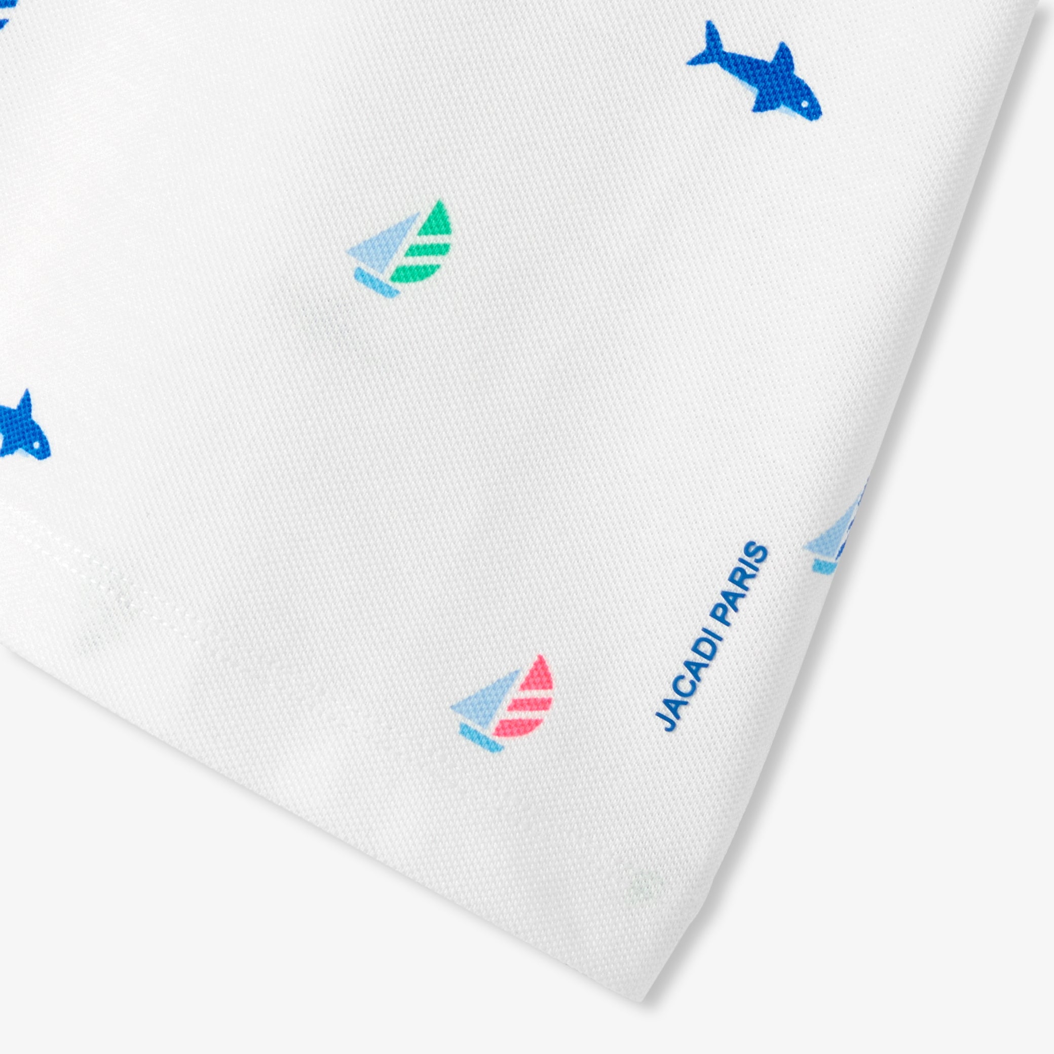 Boys' cotton piqué polo shirt