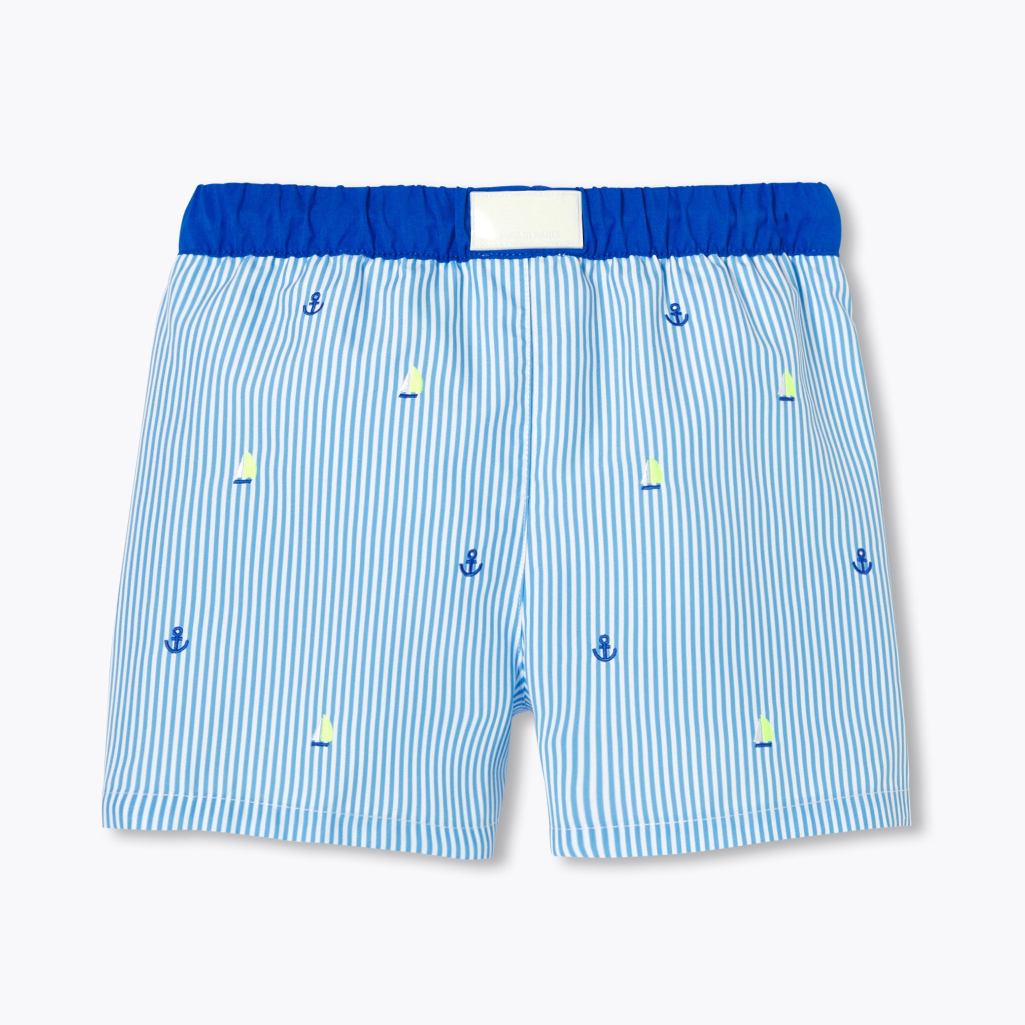 Striped children's swim shorts