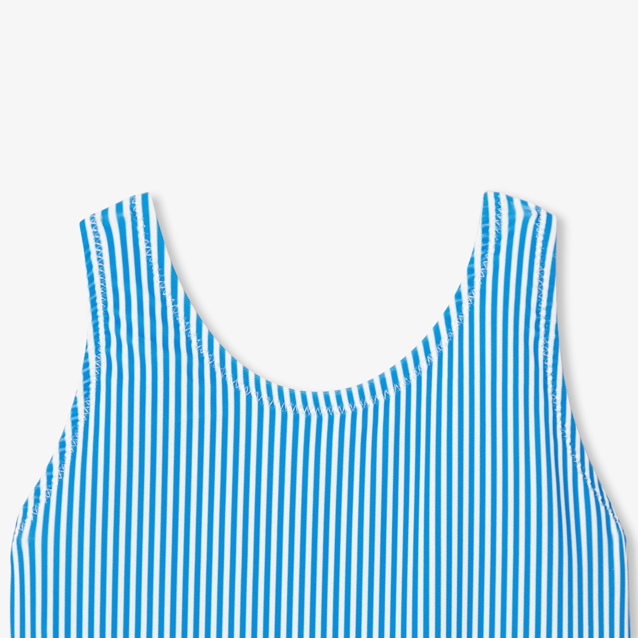 Baby girl striped swimsuit with ruffles