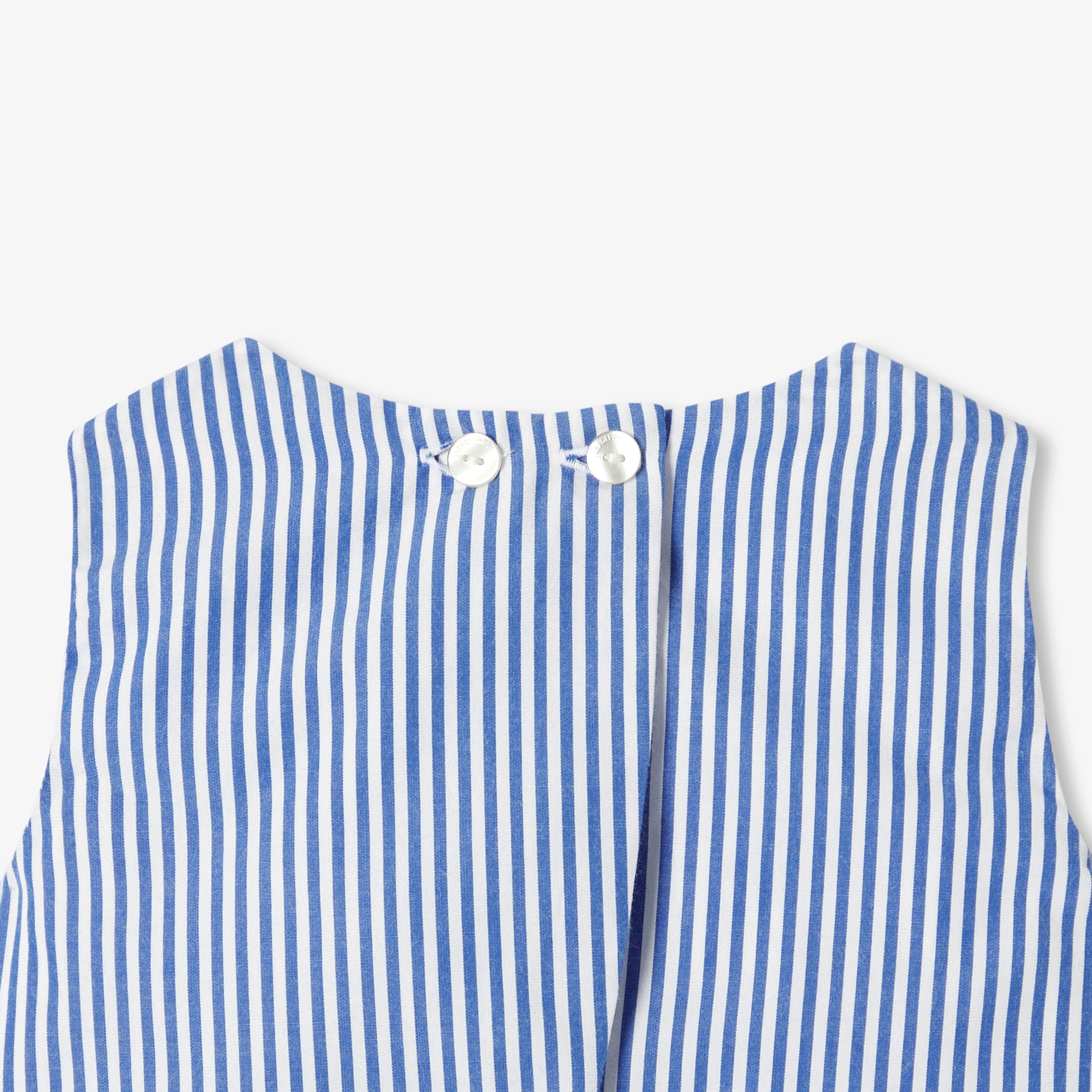 Baby girl striped poplin shorts set