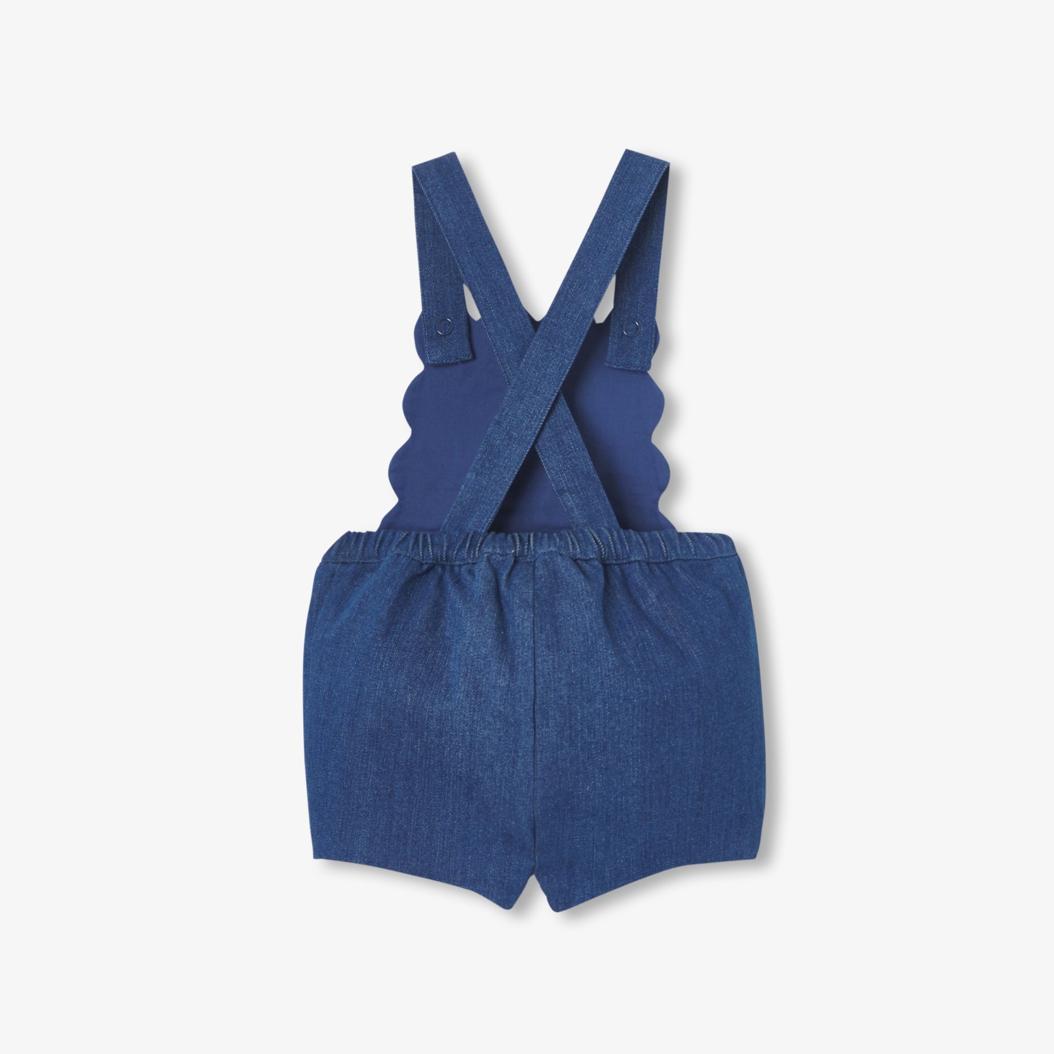 Baby girl denim dungarees