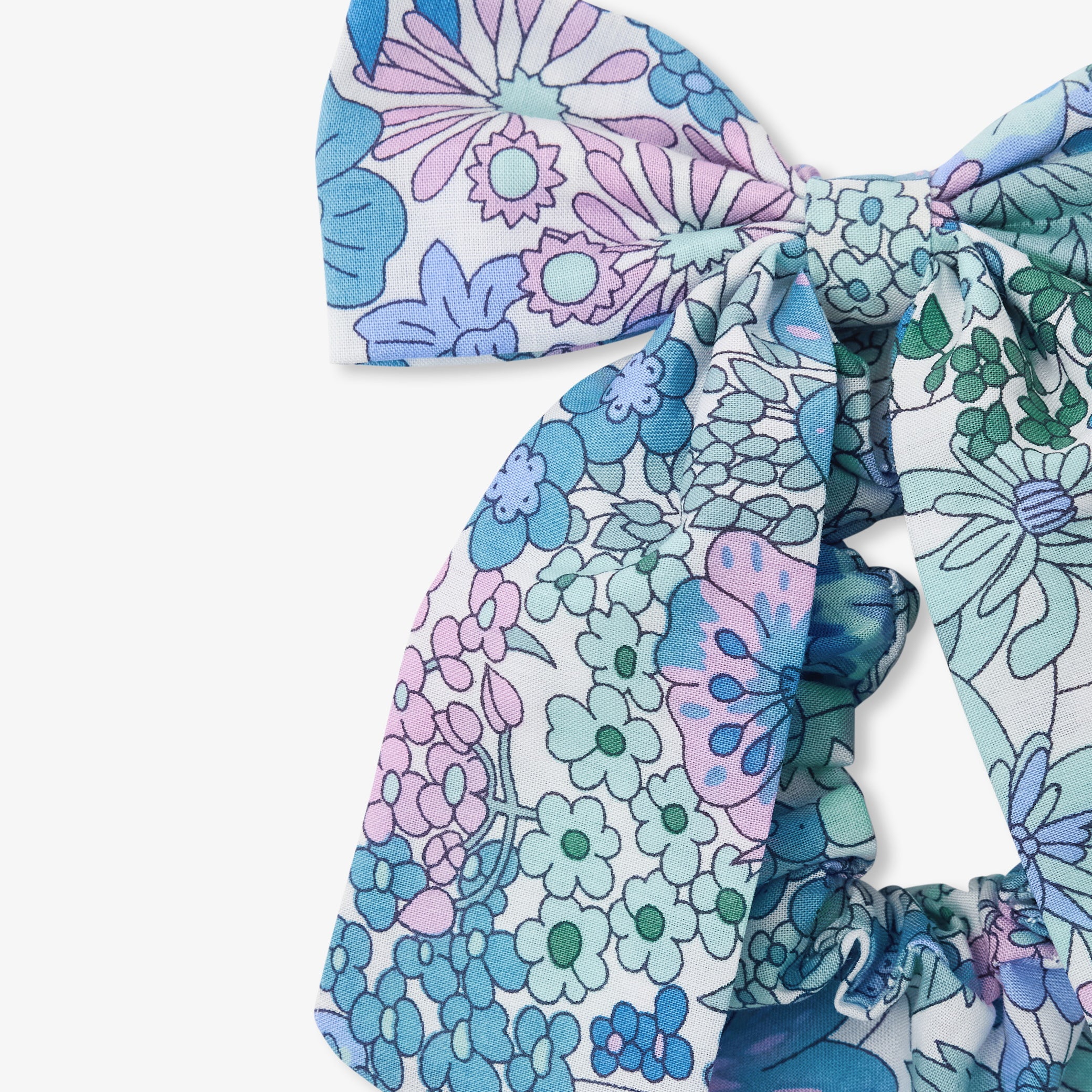 Liberty fabric scrunchie for girls