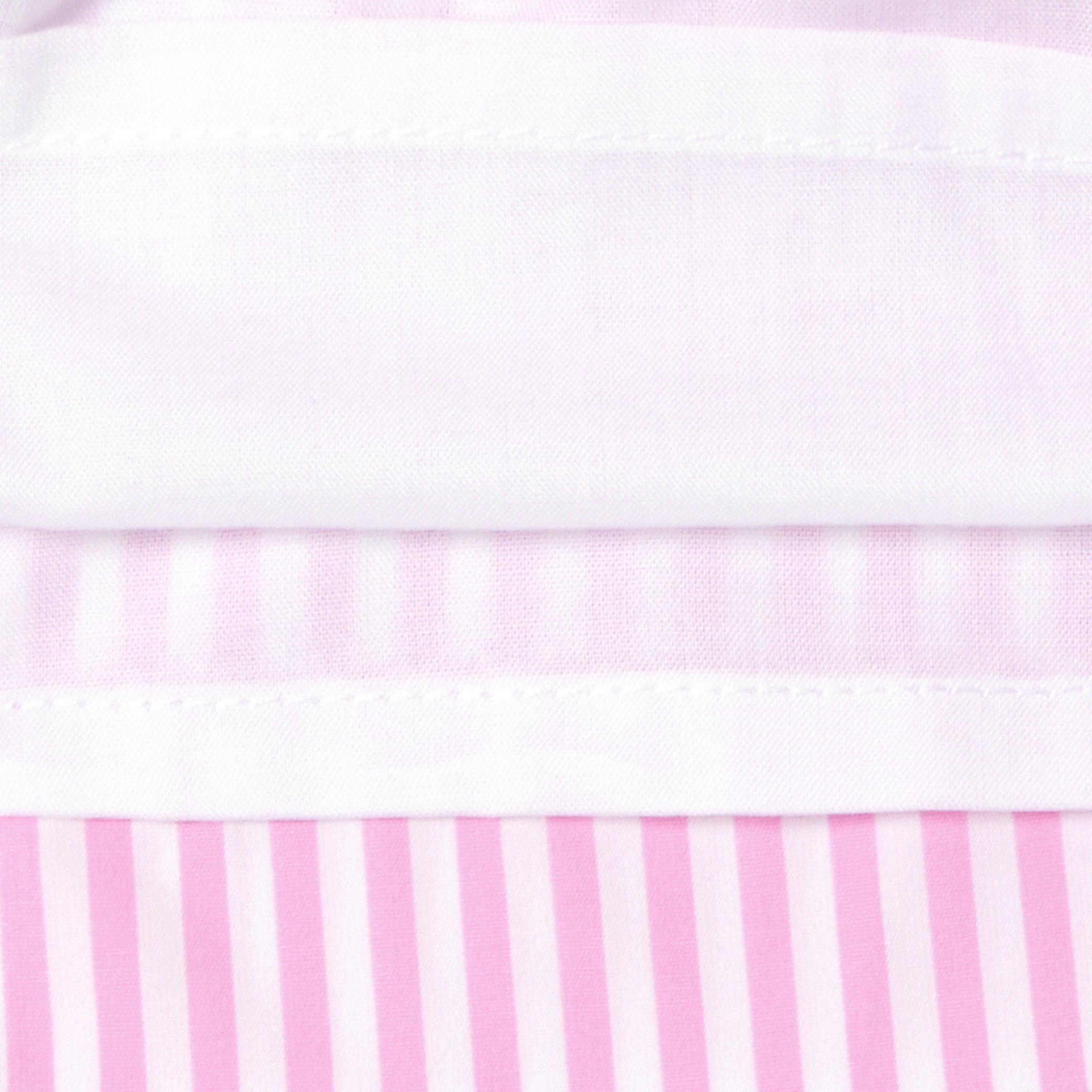 Baby girl dress in striped poplin