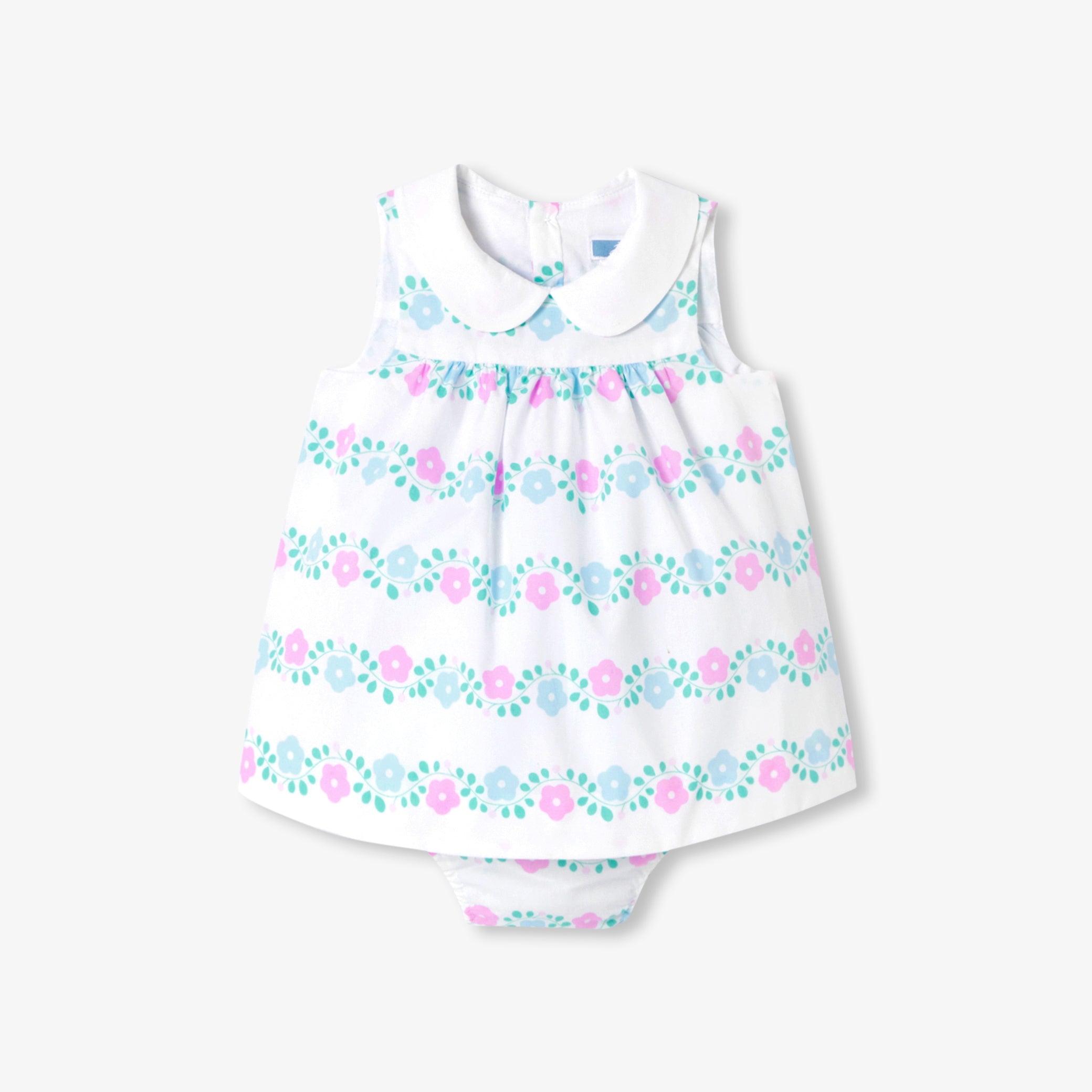 Baby girl dress in poplin