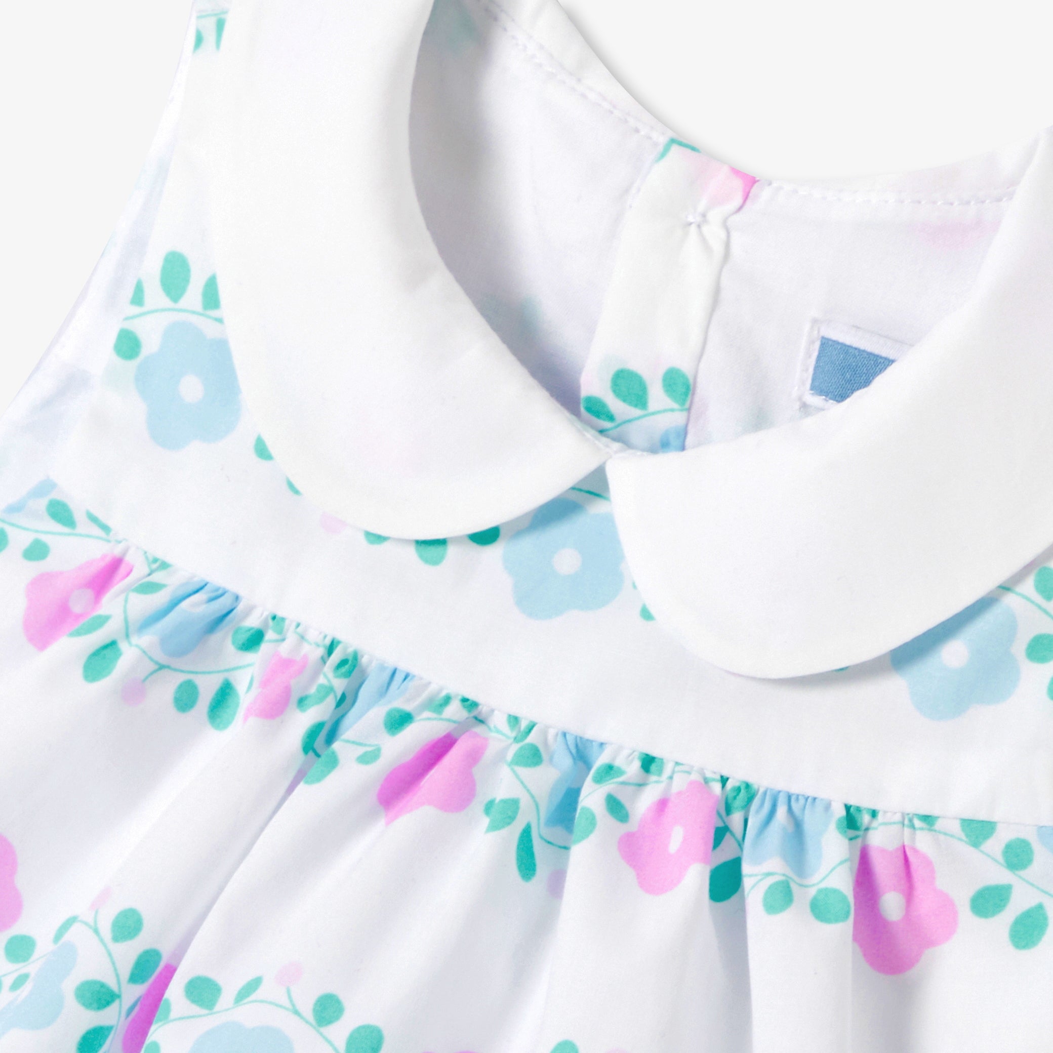 Baby girl dress in poplin