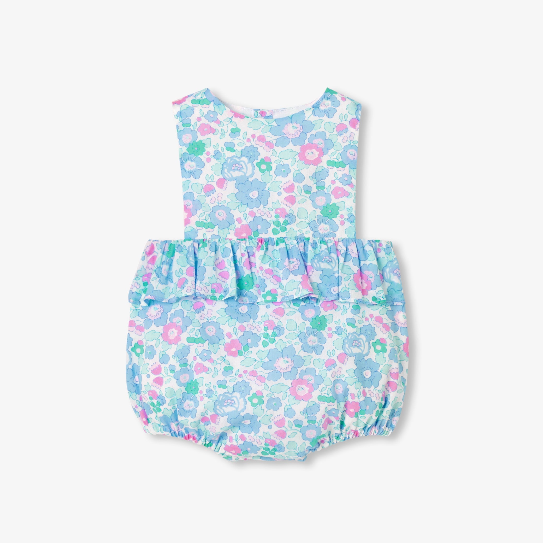 Baby girl romper in Liberty fabric