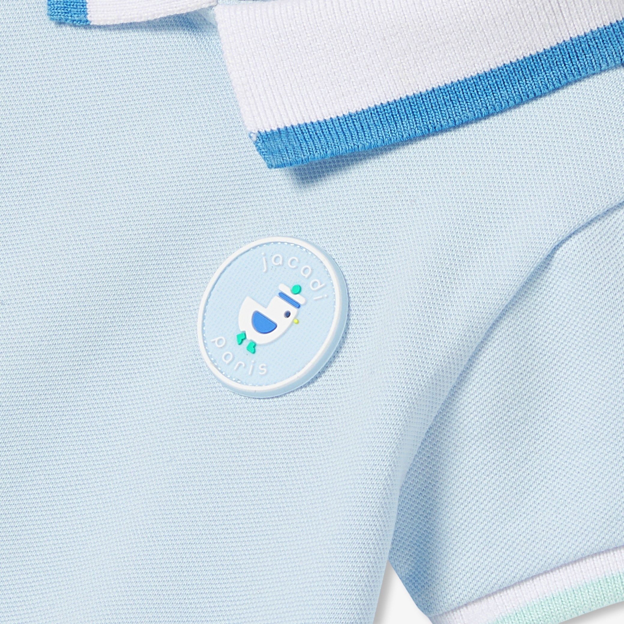 Baby boy polo short jumpsuit