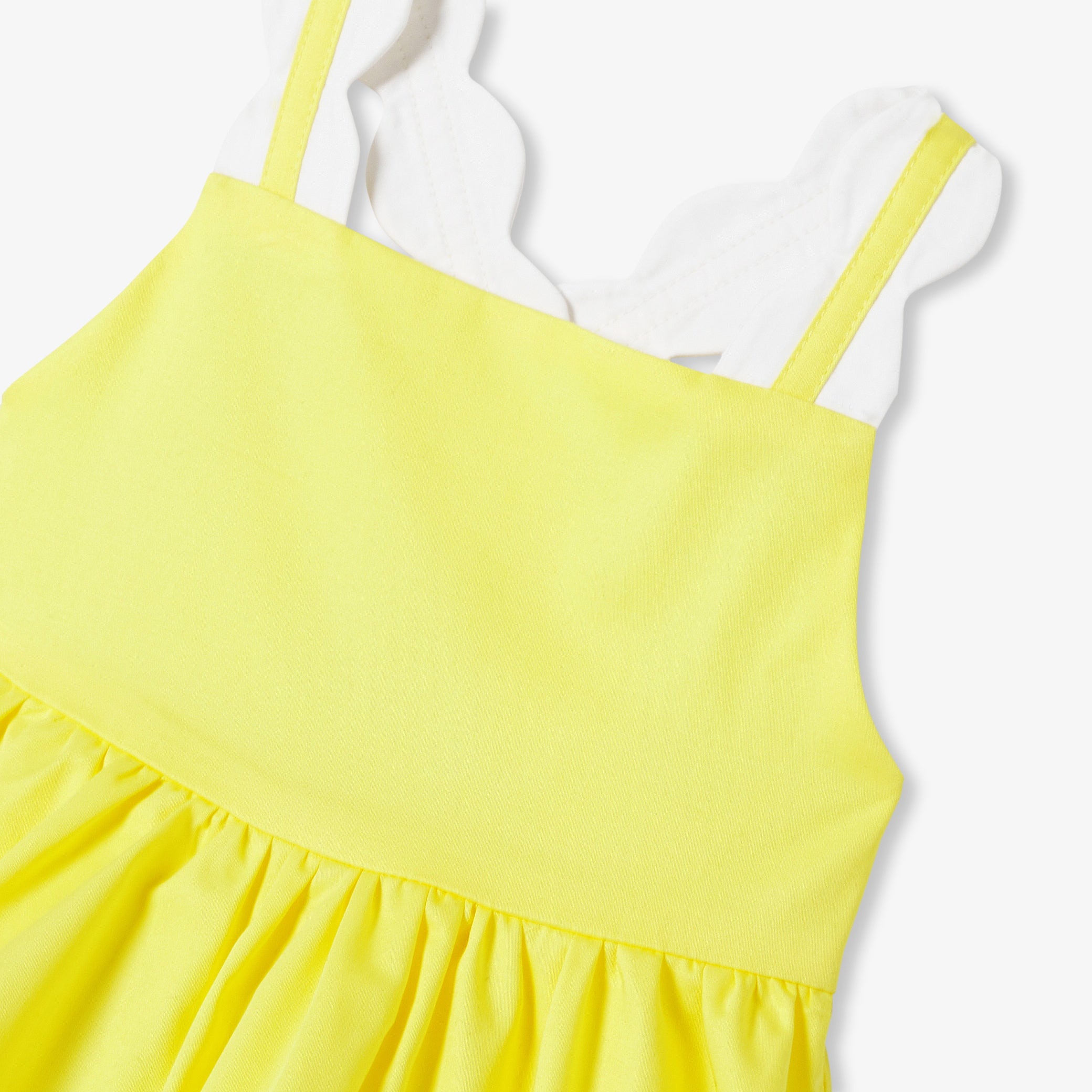 Baby girl poplin ceremony dress