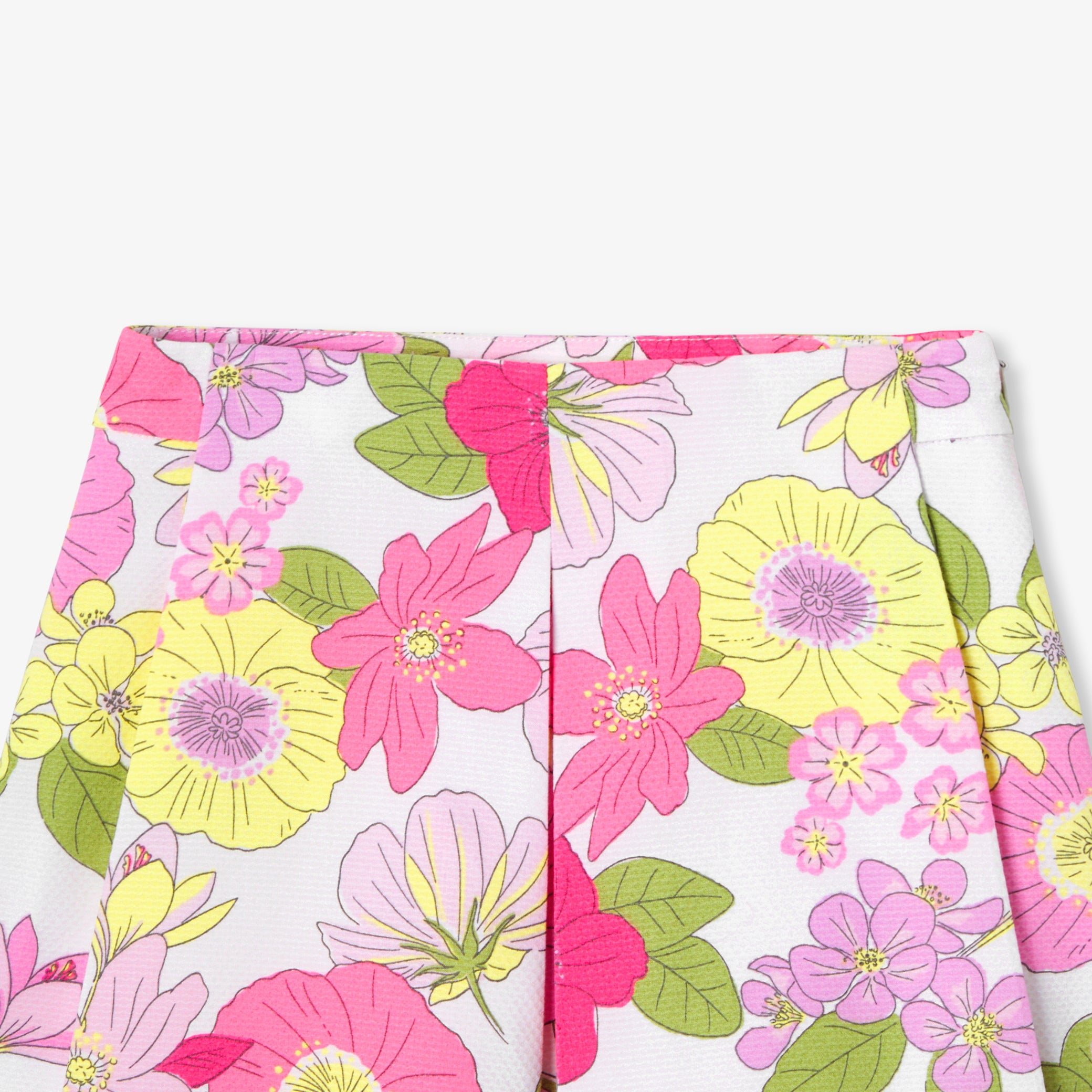 Girls' formal honeycomb pique skirt shorts