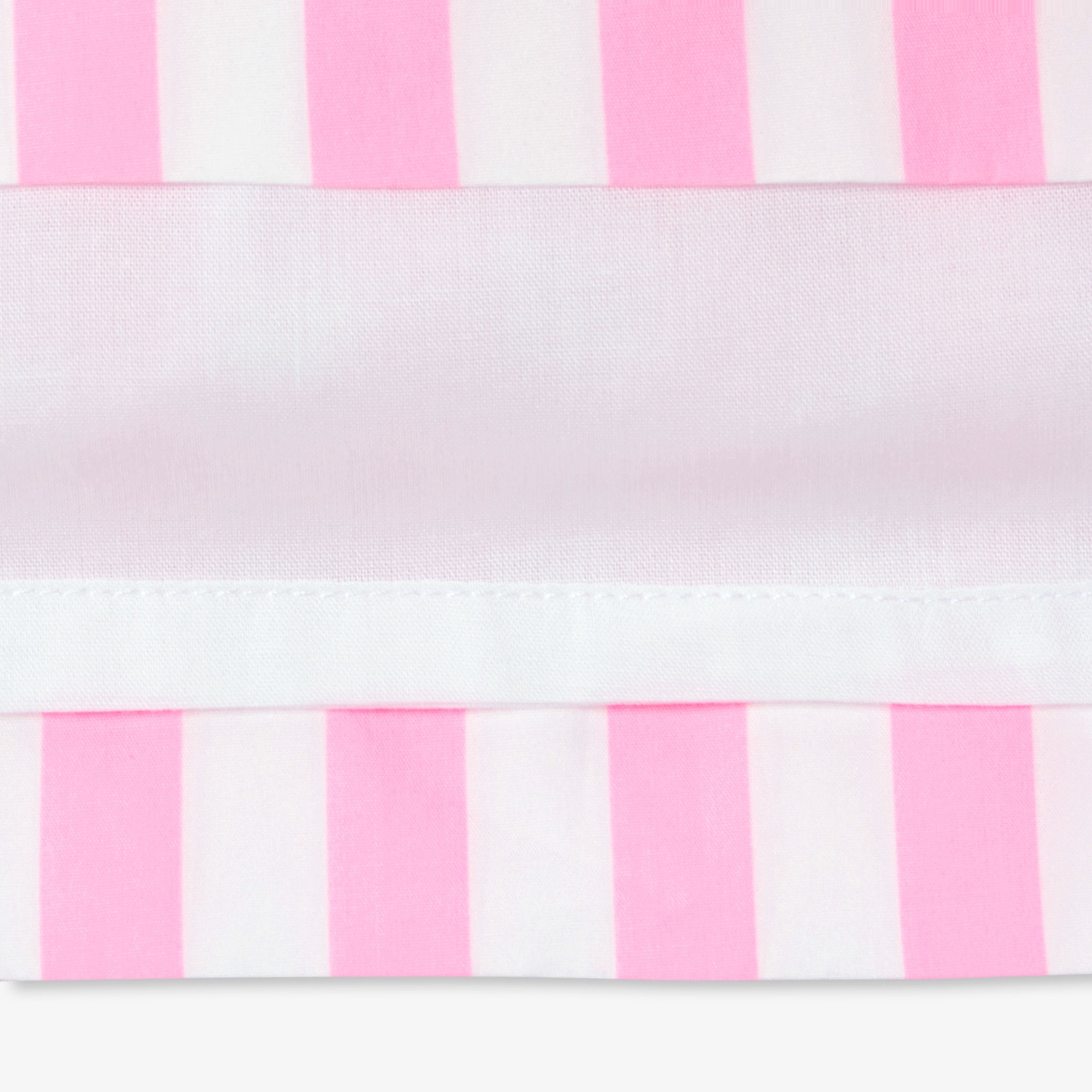 Girls' striped poplin dress