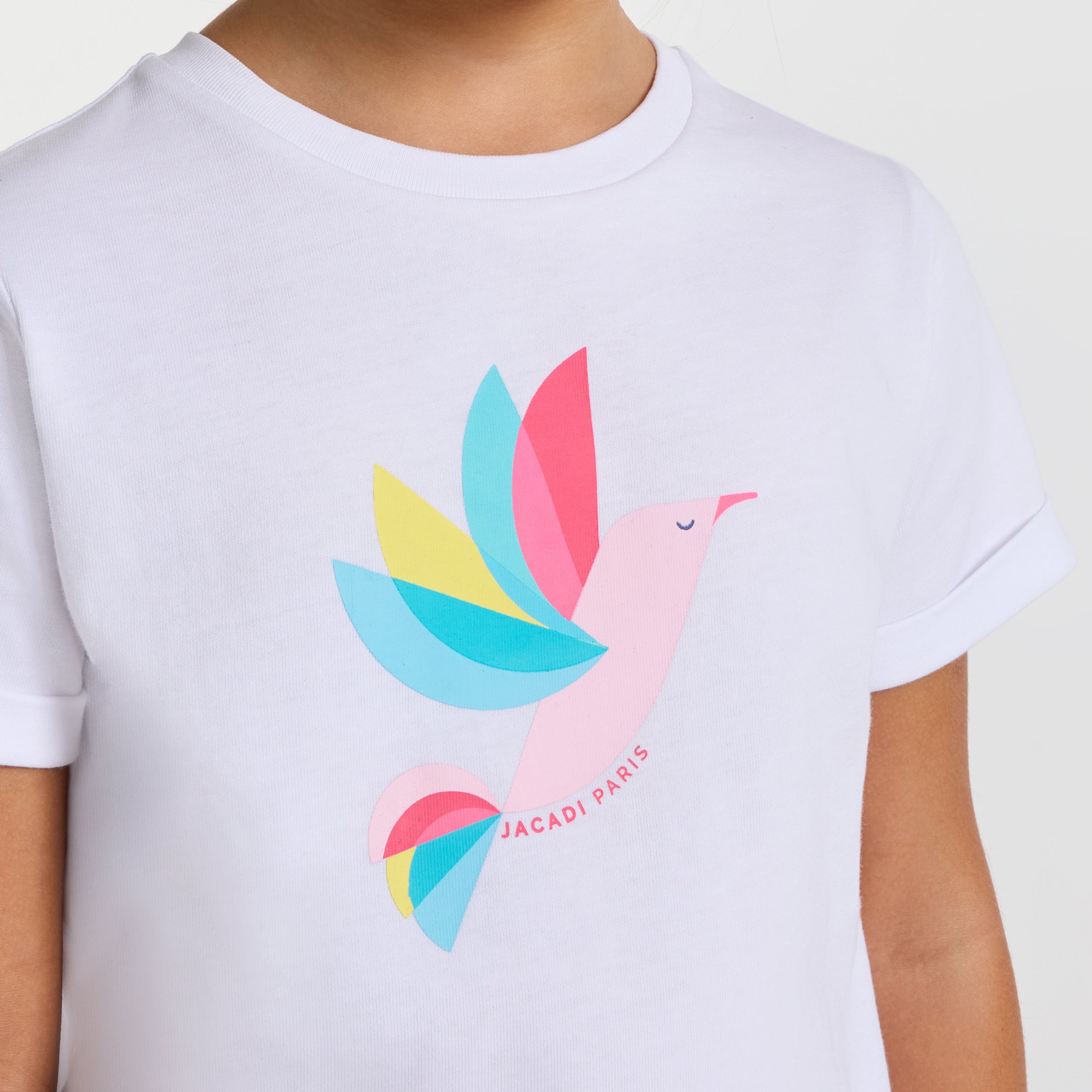 Girls' cotton T-shirt