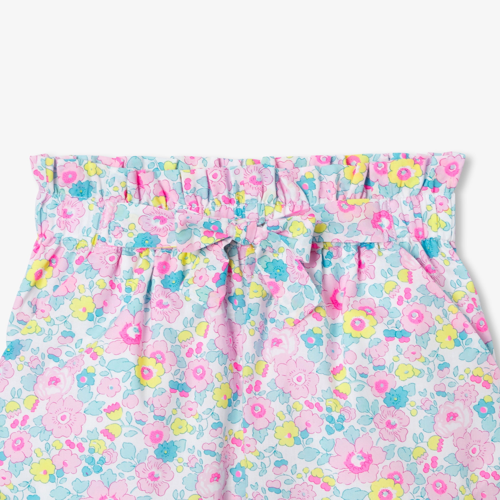 Girls' shorts in Liberty fabric