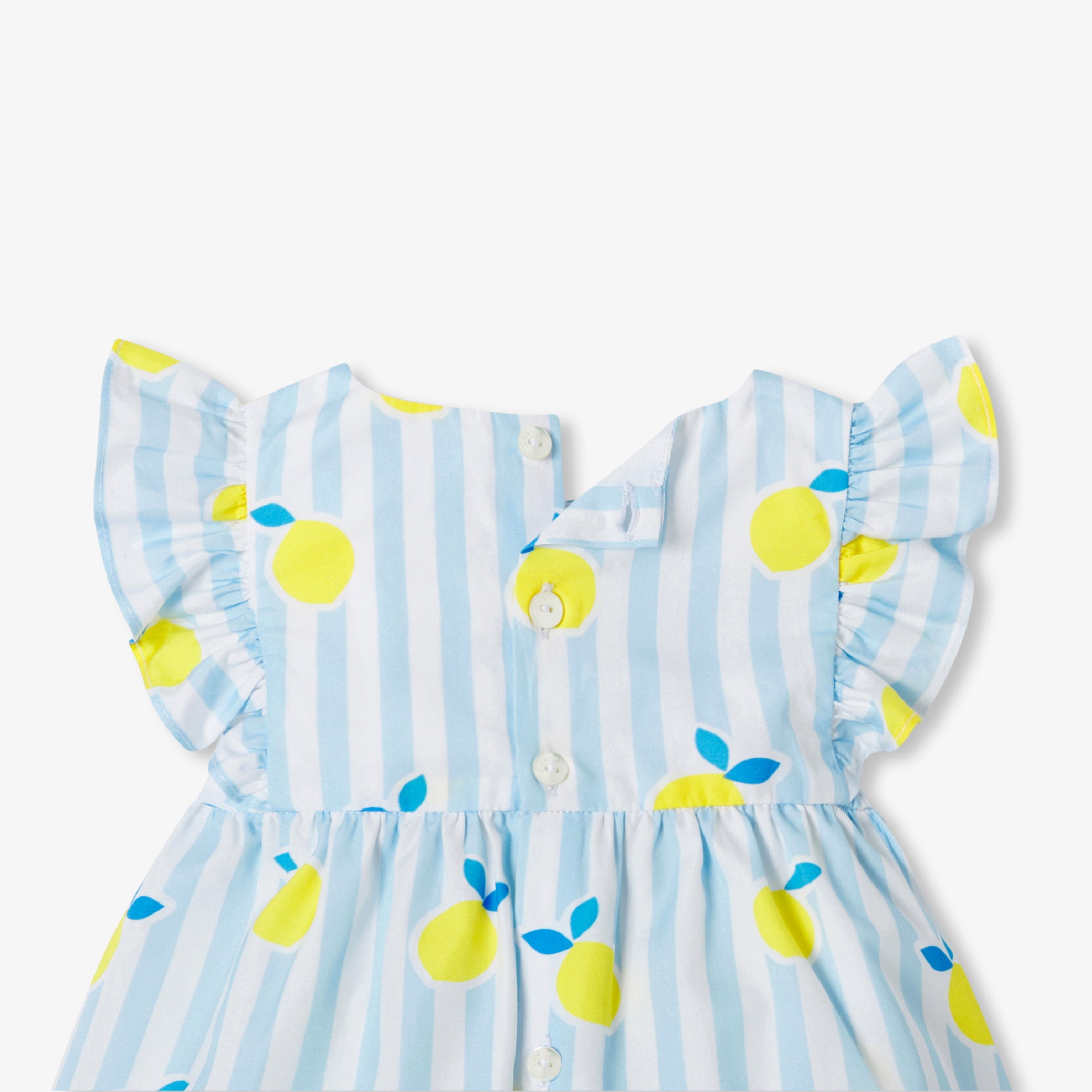 Baby girl dress in cotton poplin