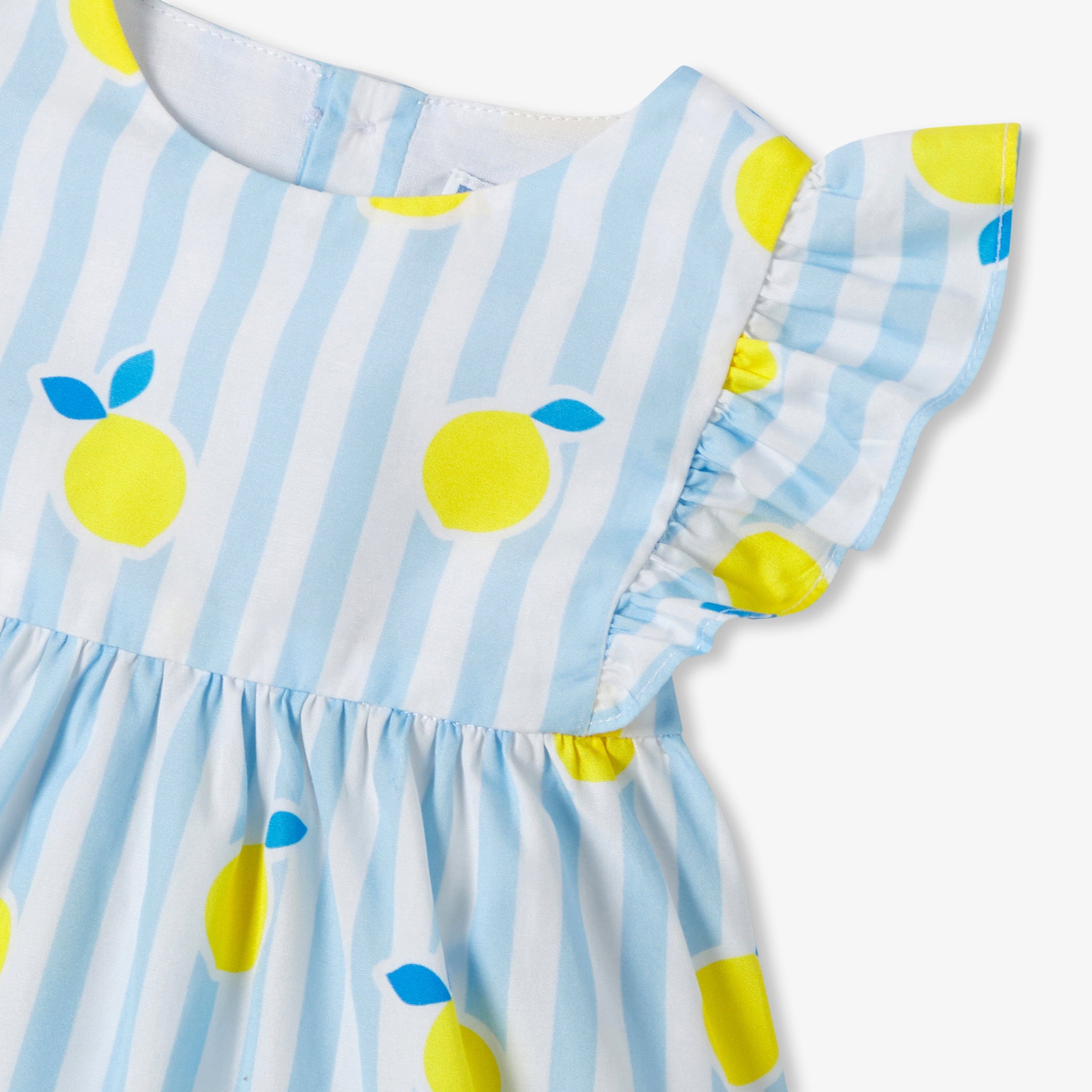 Baby girl dress in cotton poplin